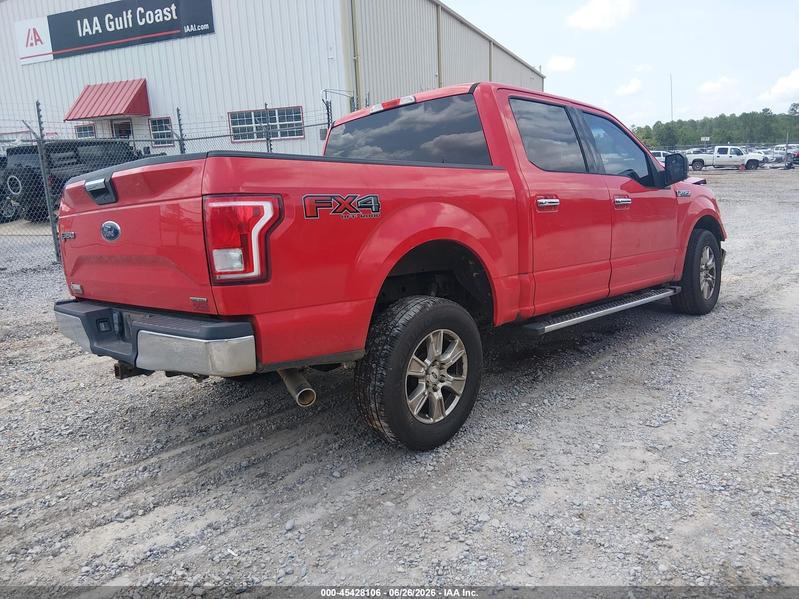 2015 Ford F-150 King Ranch/lariat/platinum/xl/xlt Red vin: 1FTEW1EF2FKD04726