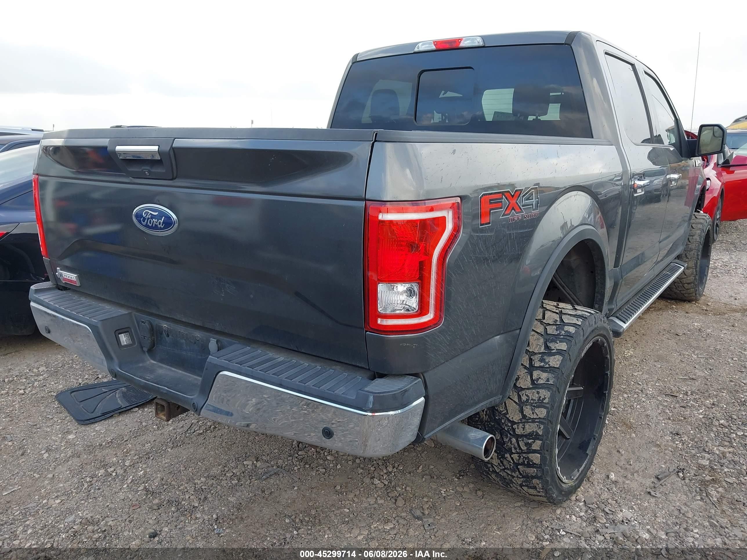 2015 Ford F-150 Xlt Gray vin: 1FTEW1EF2FKD77644