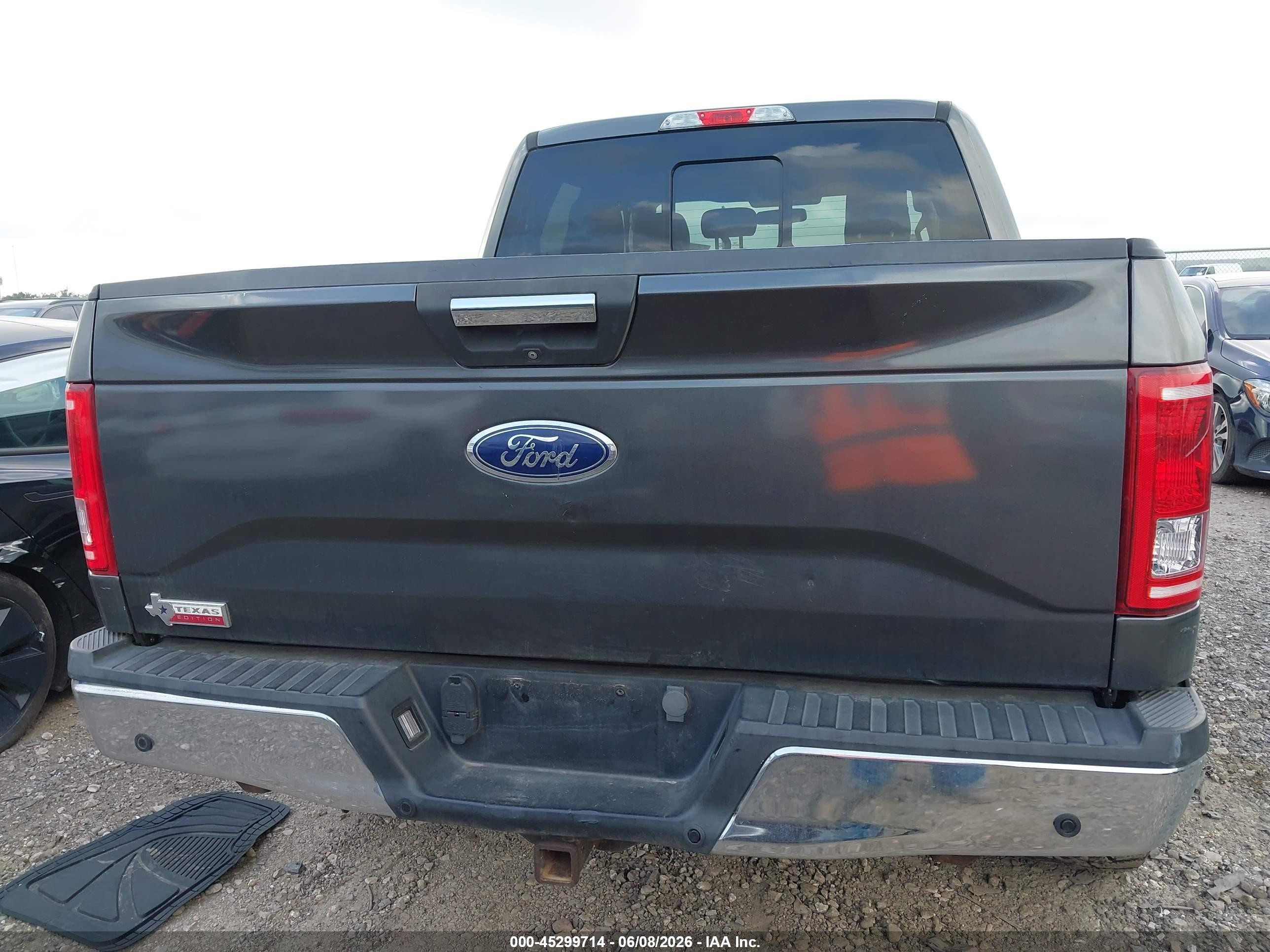 2015 Ford F-150 Xlt Gray vin: 1FTEW1EF2FKD77644