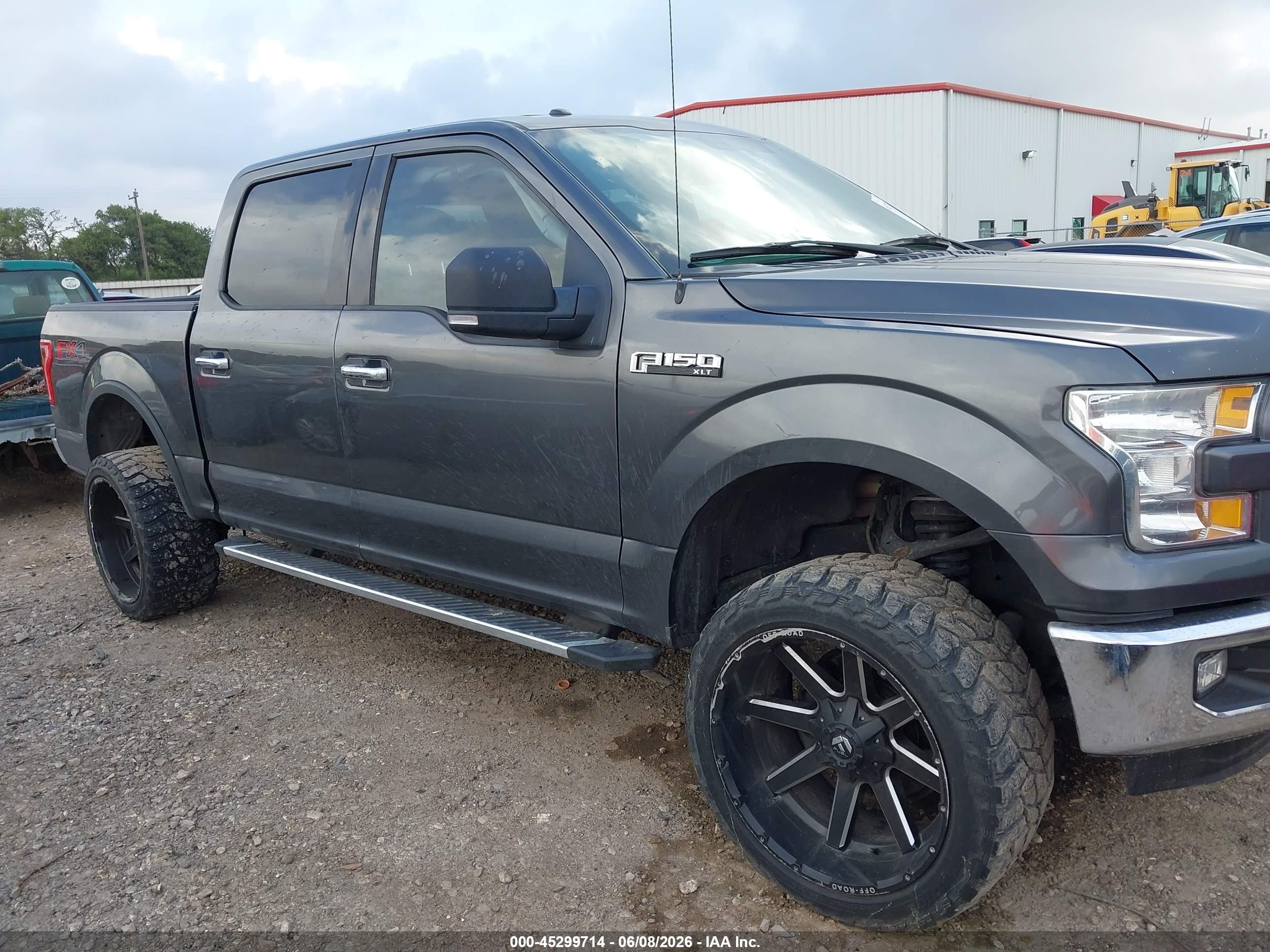 2015 Ford F-150 Xlt Gray vin: 1FTEW1EF2FKD77644