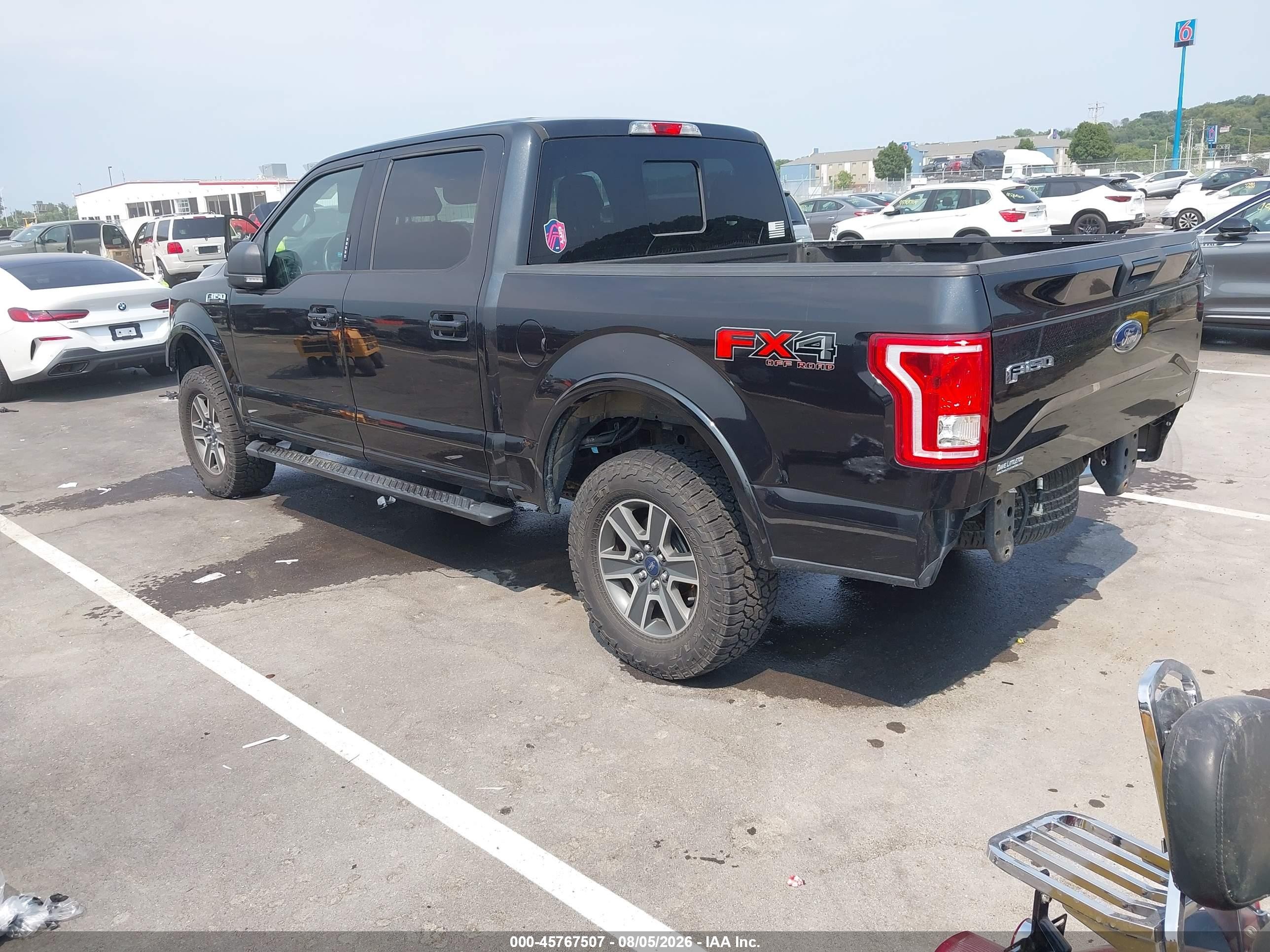 2015 Ford F-150 Xlt Black vin: 1FTEW1EF2FKE29631