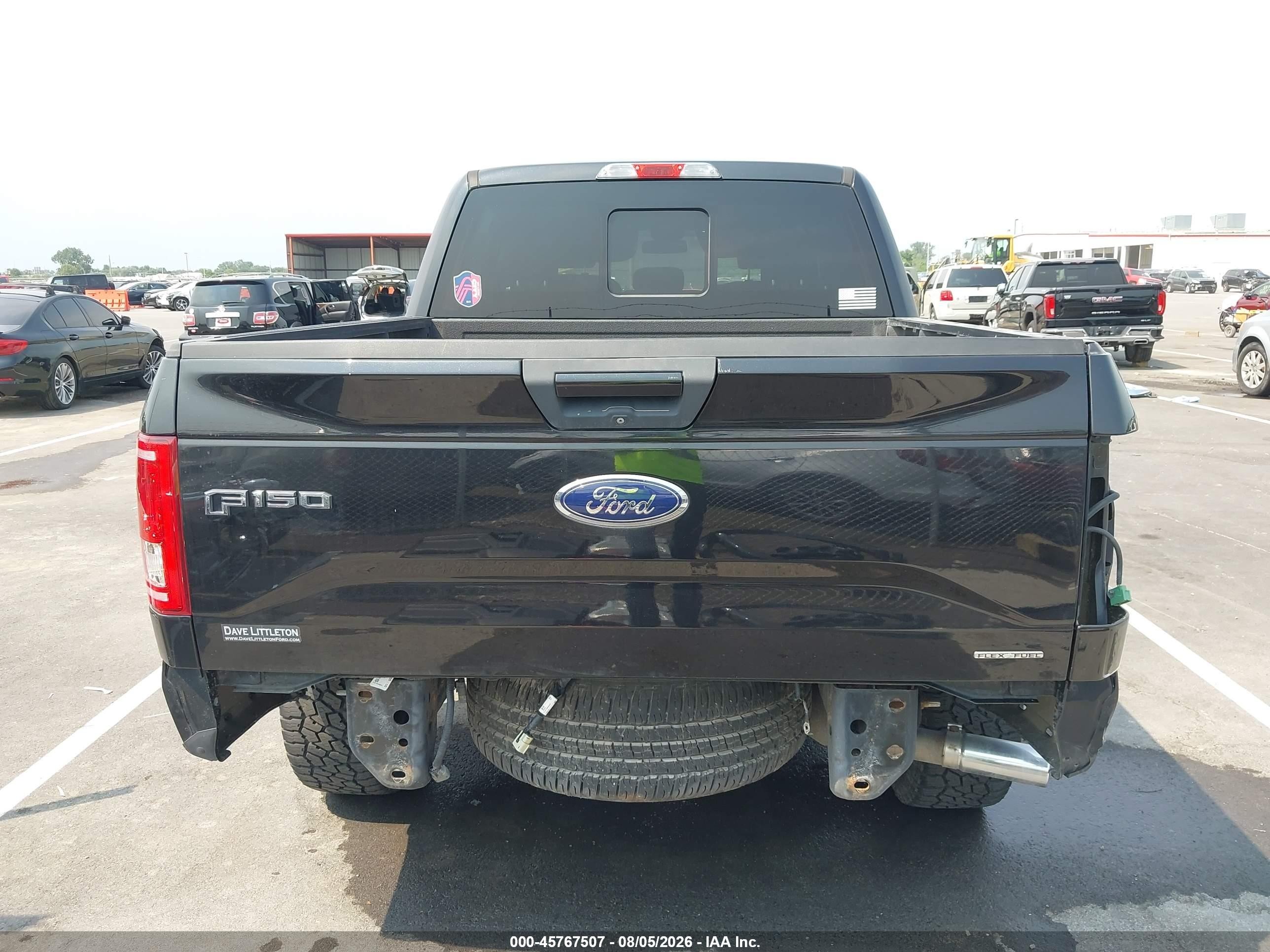 2015 Ford F-150 Xlt Black vin: 1FTEW1EF2FKE29631