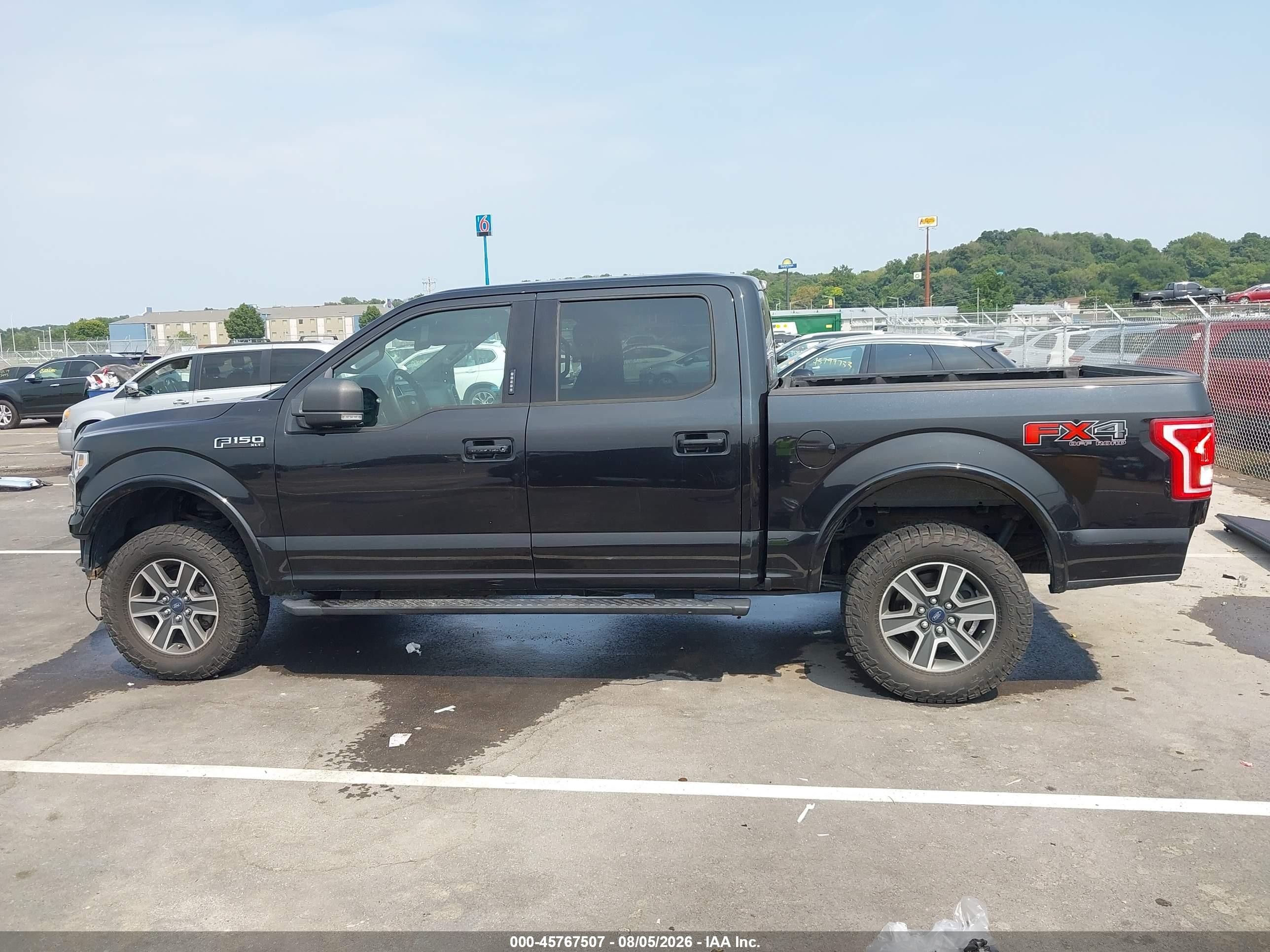 2015 Ford F-150 Xlt Black vin: 1FTEW1EF2FKE29631