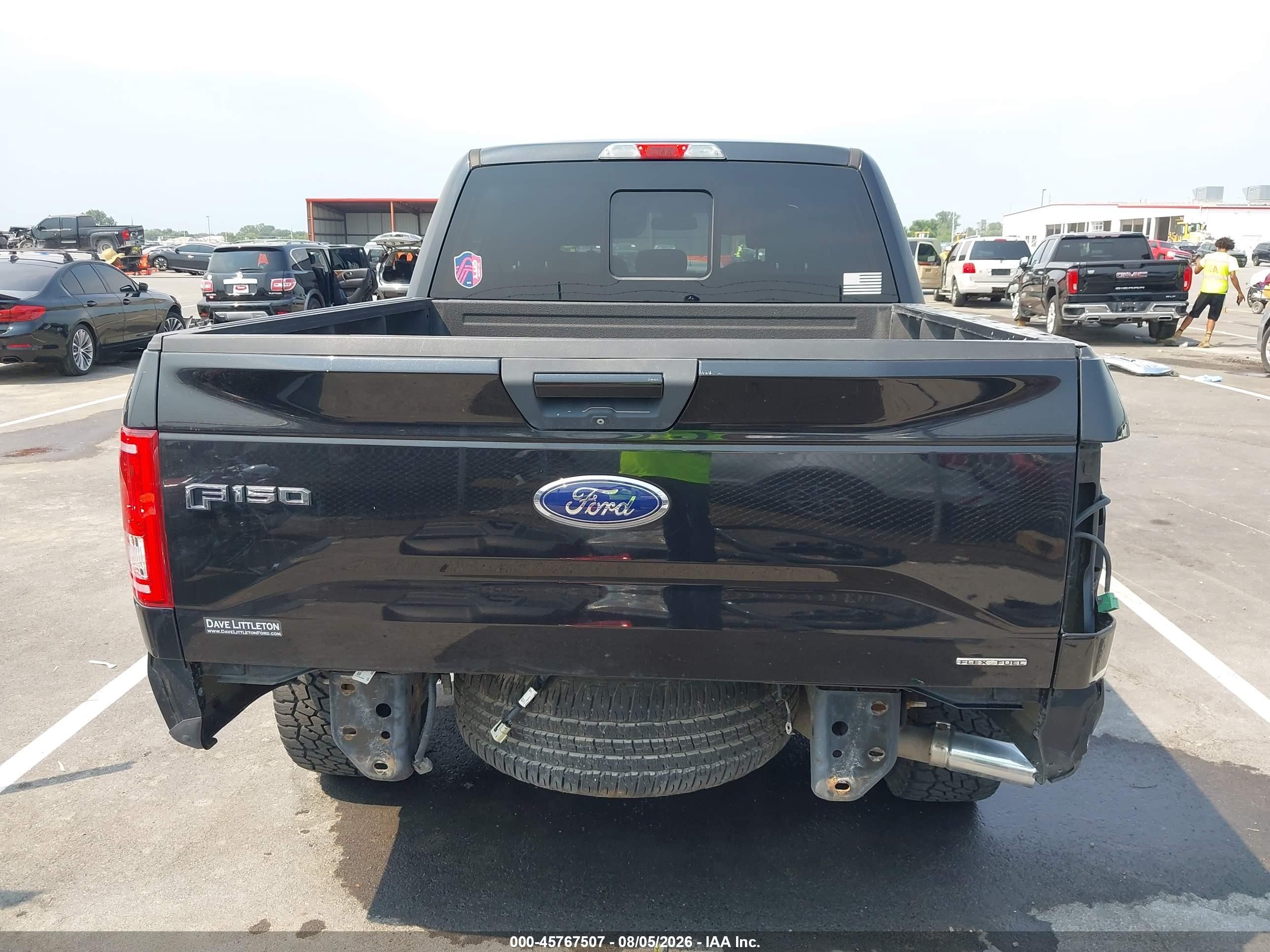 2015 Ford F-150 Xlt Black vin: 1FTEW1EF2FKE29631