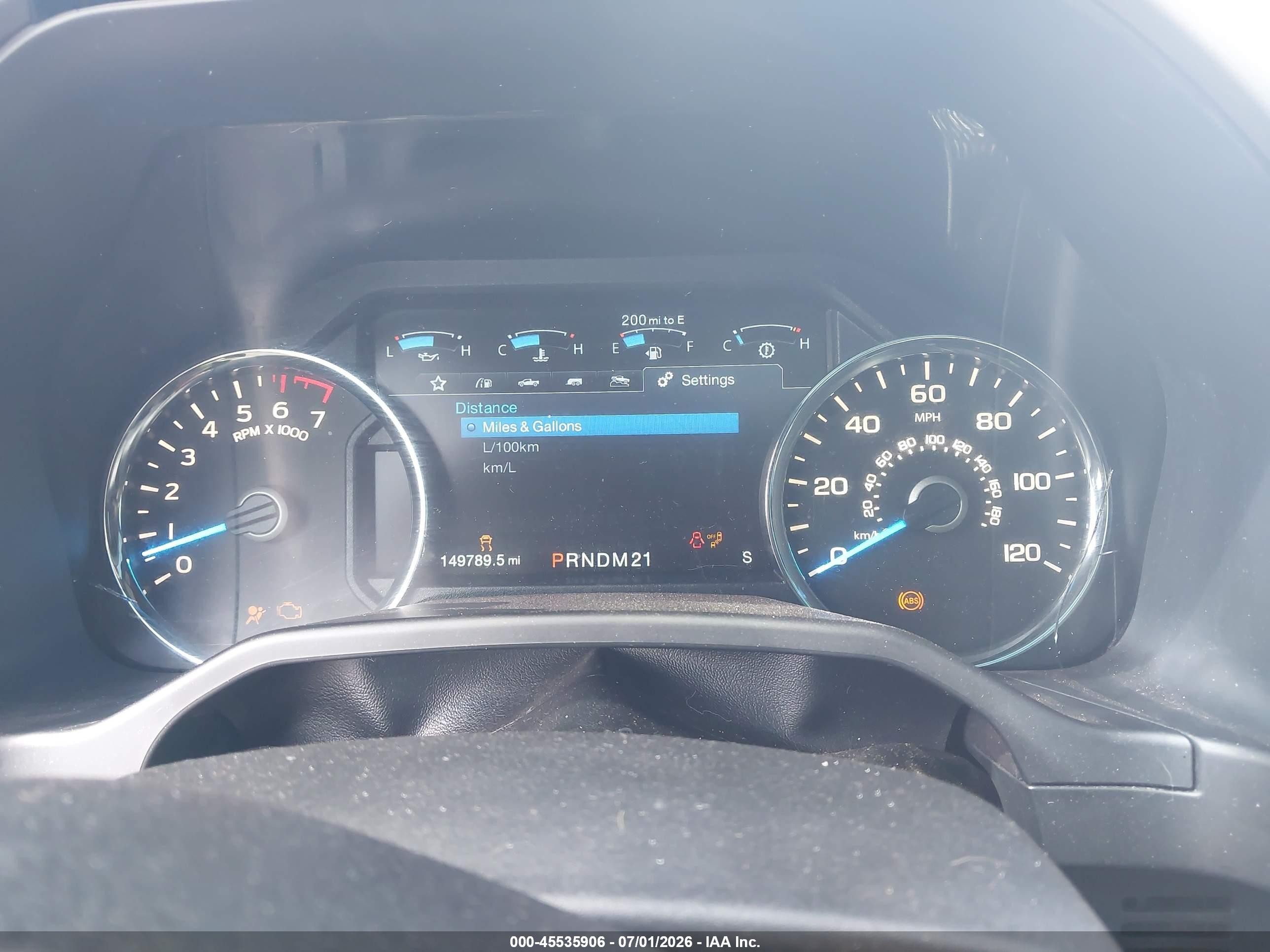 2015 Ford F-150 Lariat Серый vin: 1FTEW1EF3FFA07280