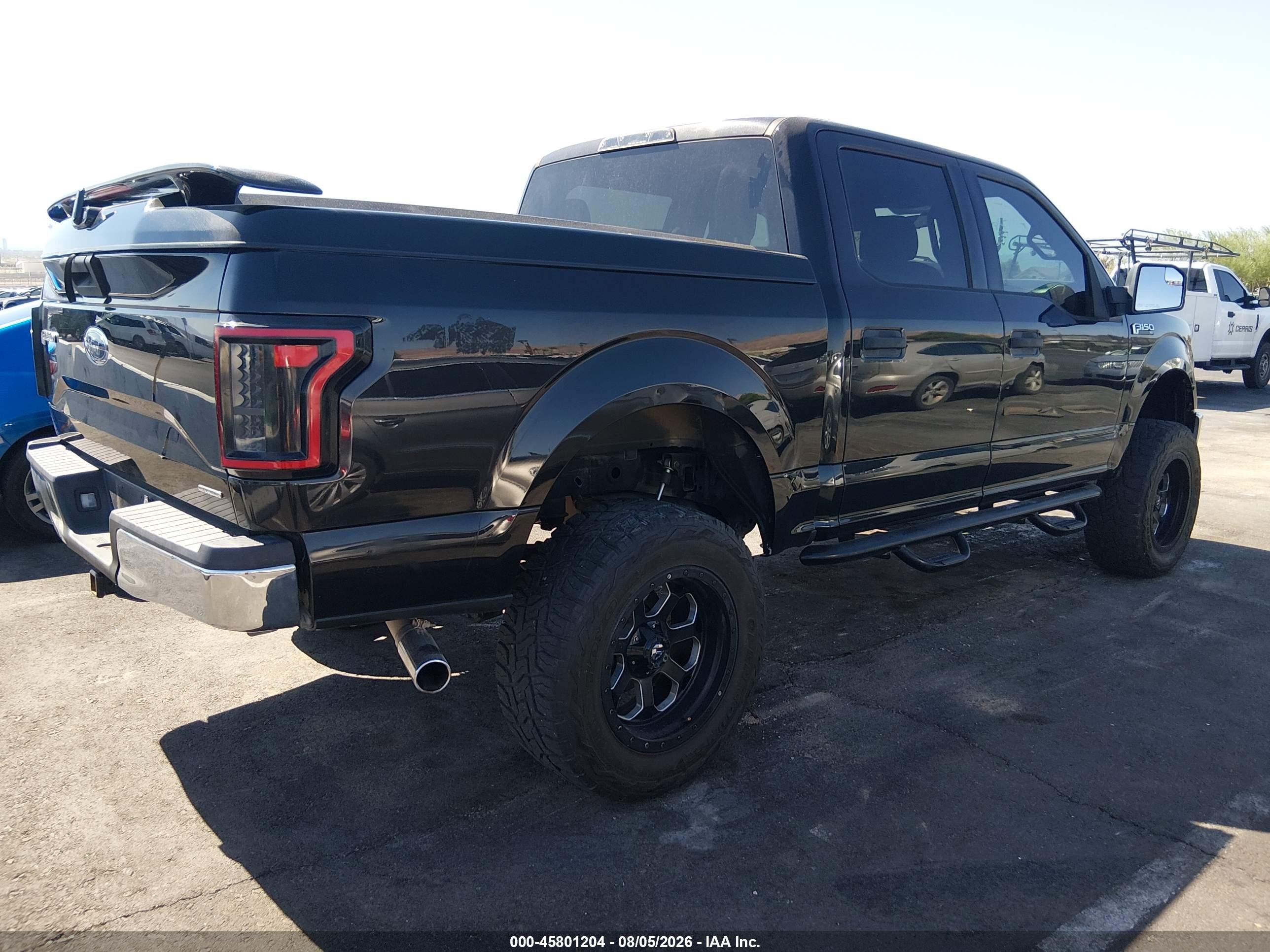 2015 Ford F-150 Xlt Black vin: 1FTEW1EF3FFA42935