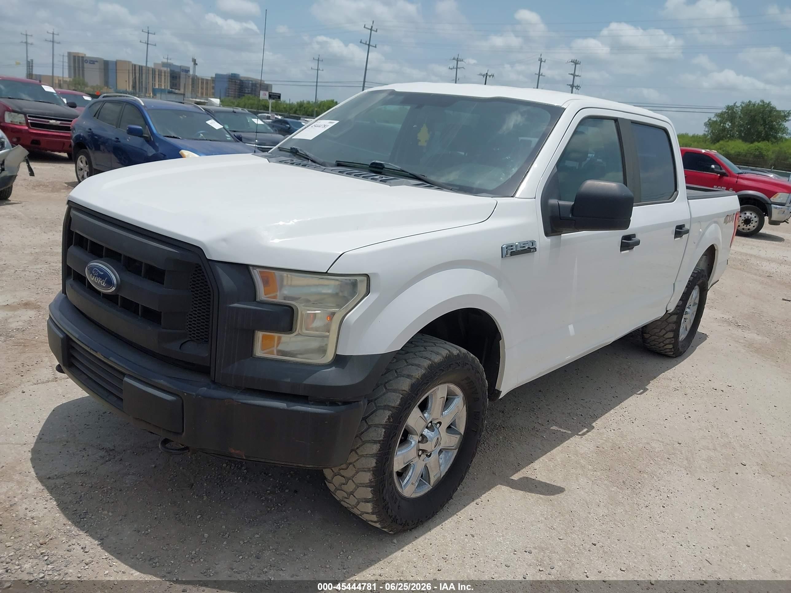 2015 Ford F-150 Xl White vin: 1FTEW1EF3FFA54289
