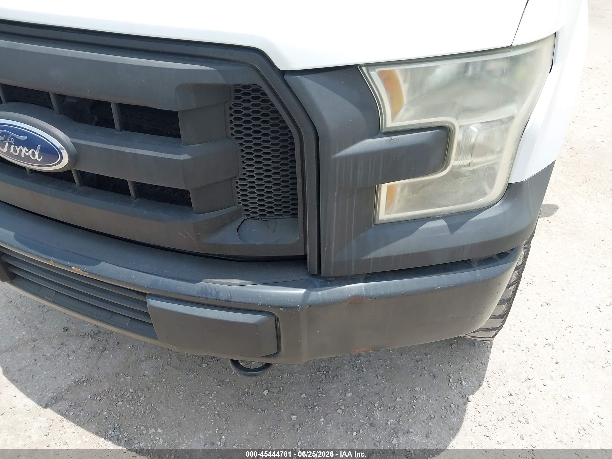 2015 Ford F-150 Xl White vin: 1FTEW1EF3FFA54289