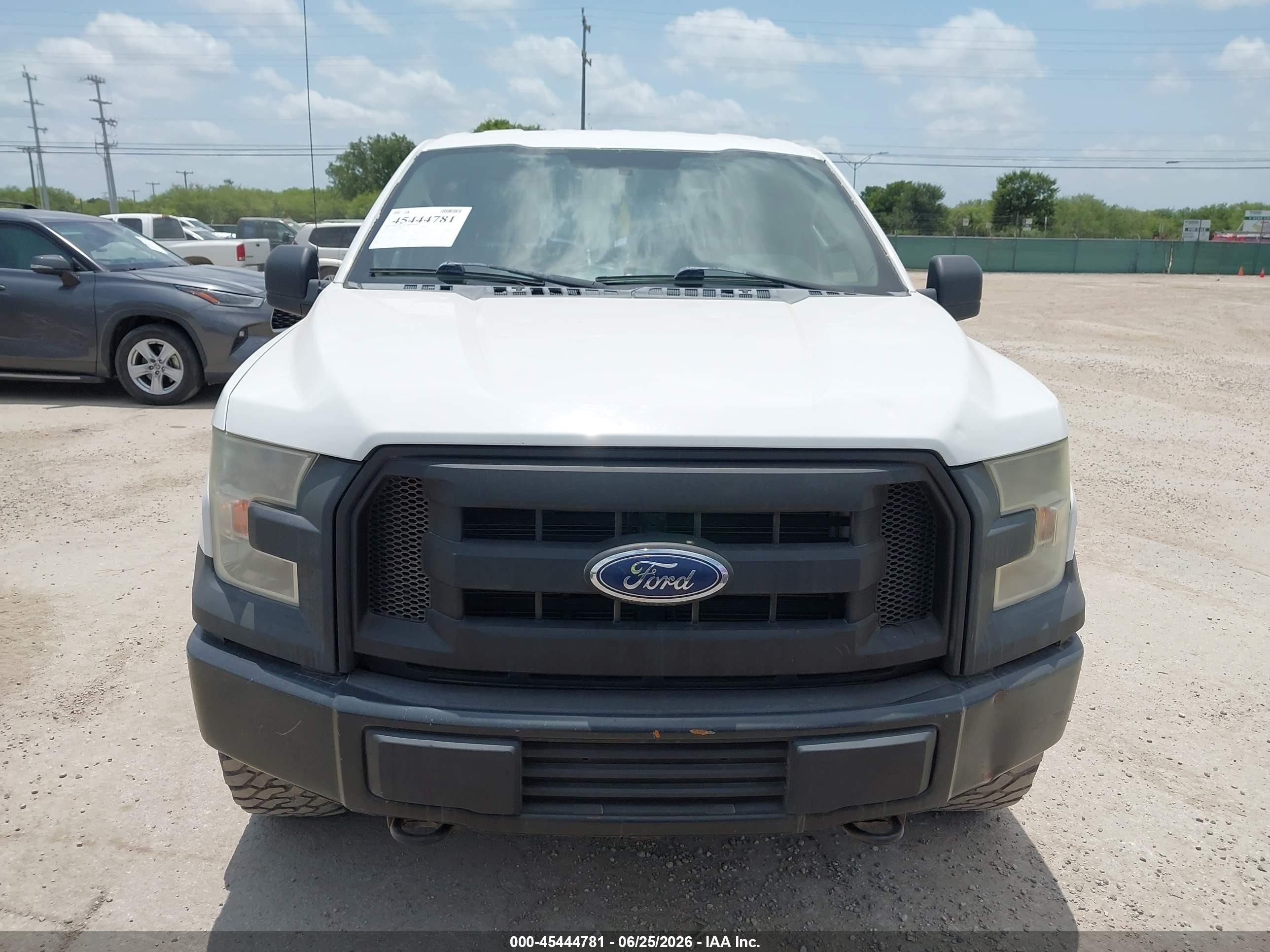 2015 Ford F-150 Xl White vin: 1FTEW1EF3FFA54289