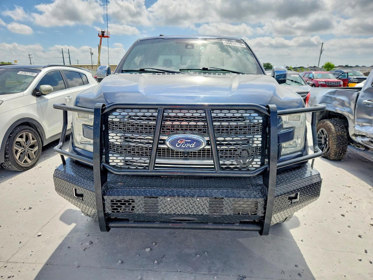 2015 Ford F150 Supercrew Синий vin: 1FTEW1EF3FFA55202