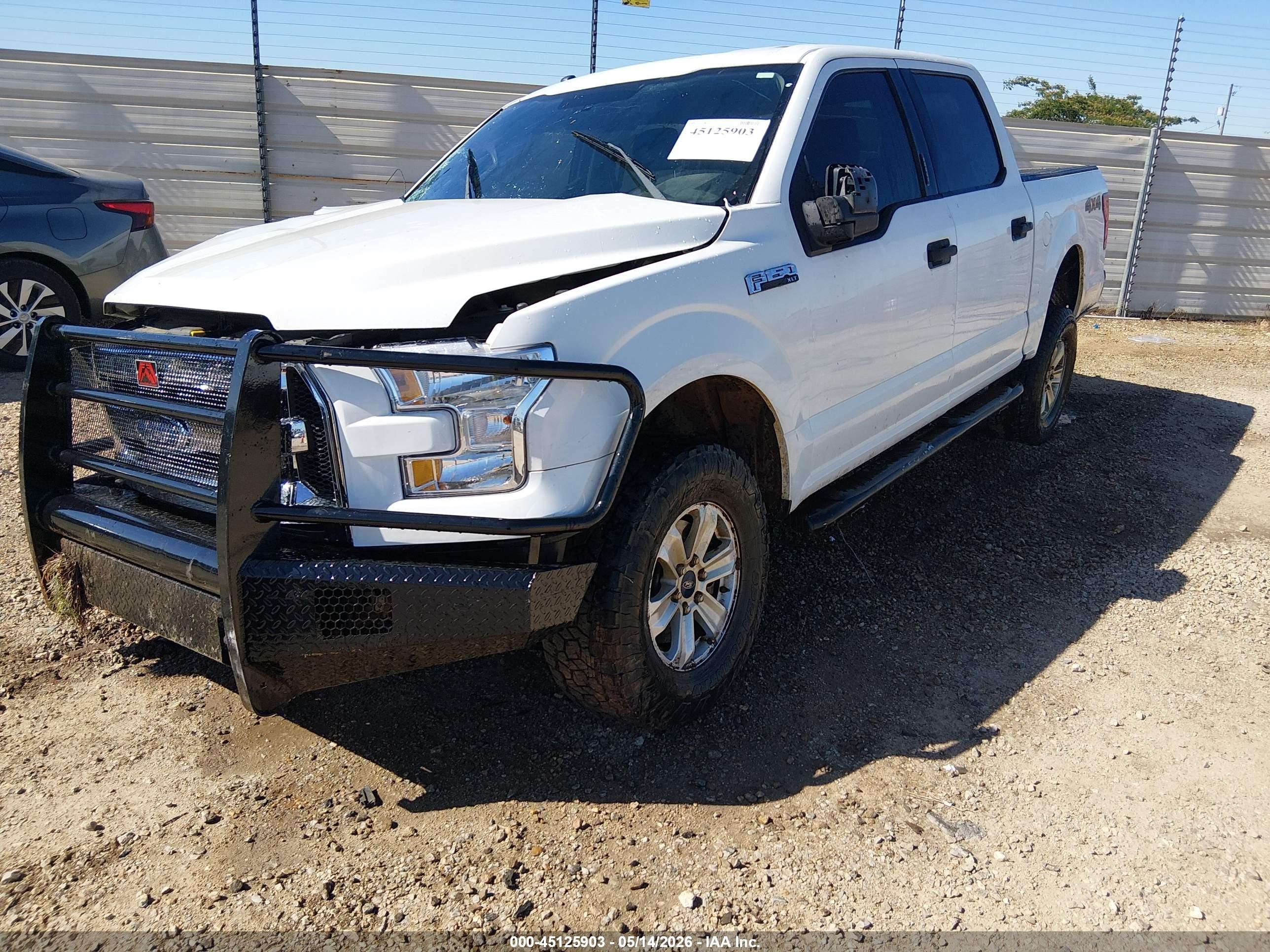 2015 Ford F-150 Xlt White vin: 1FTEW1EF3FFB74576