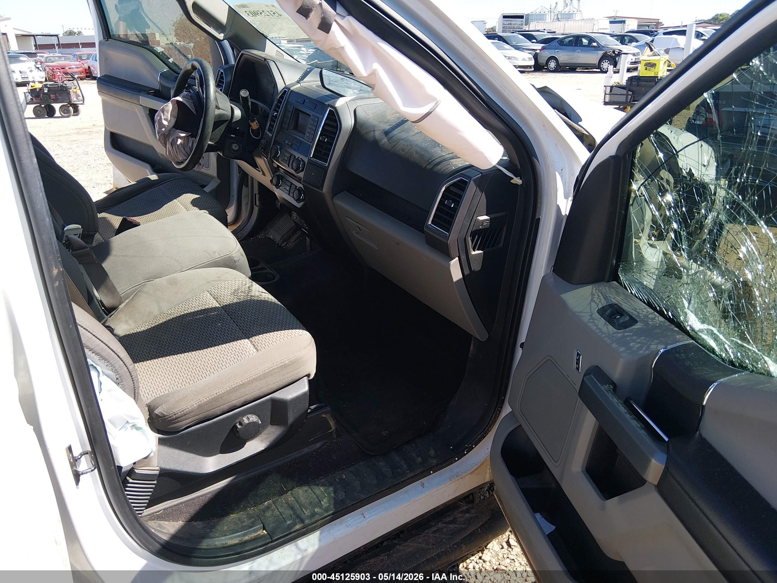 2015 Ford F-150 Xlt White vin: 1FTEW1EF3FFB74576