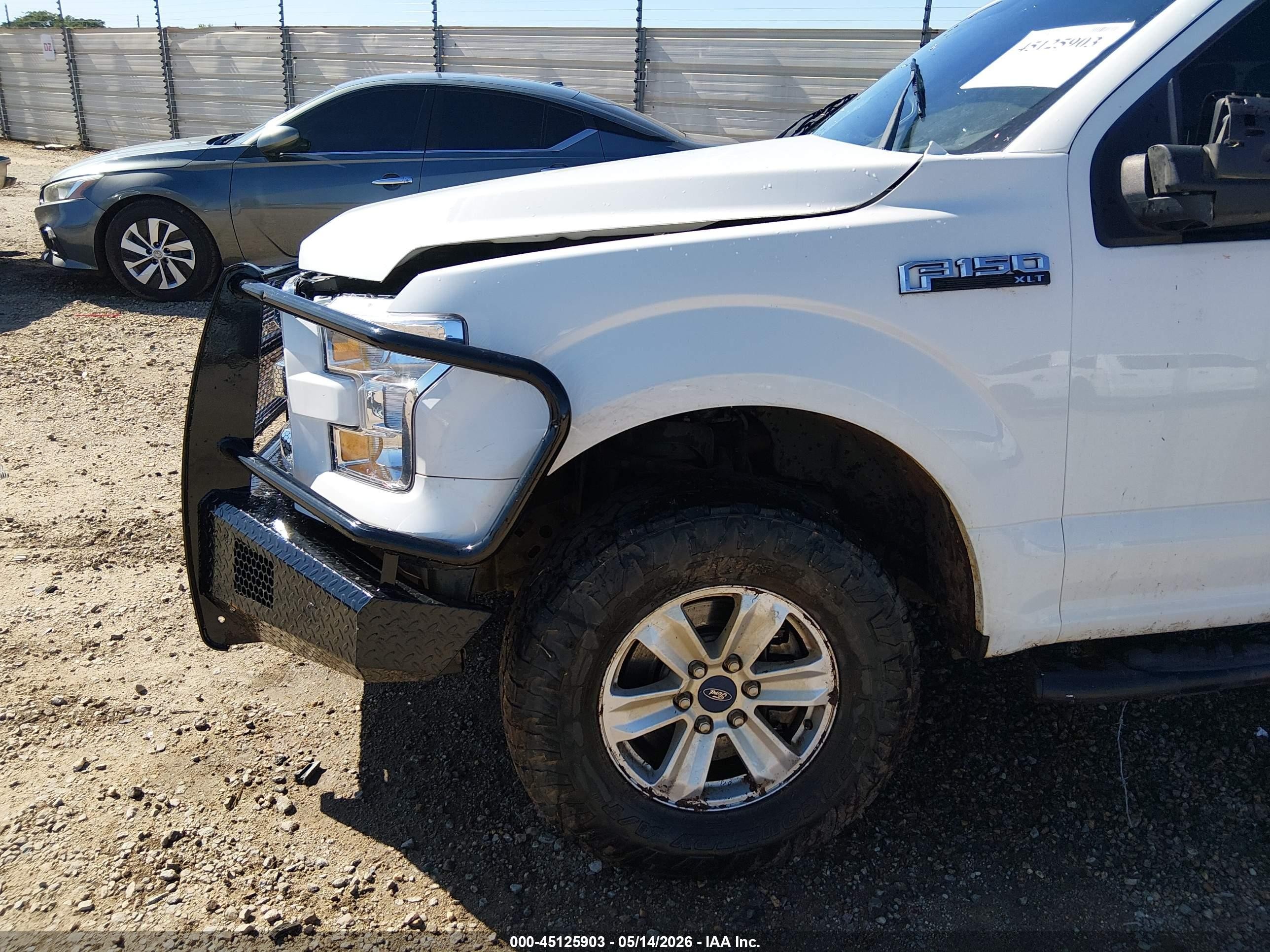 2015 Ford F-150 Xlt White vin: 1FTEW1EF3FFB74576