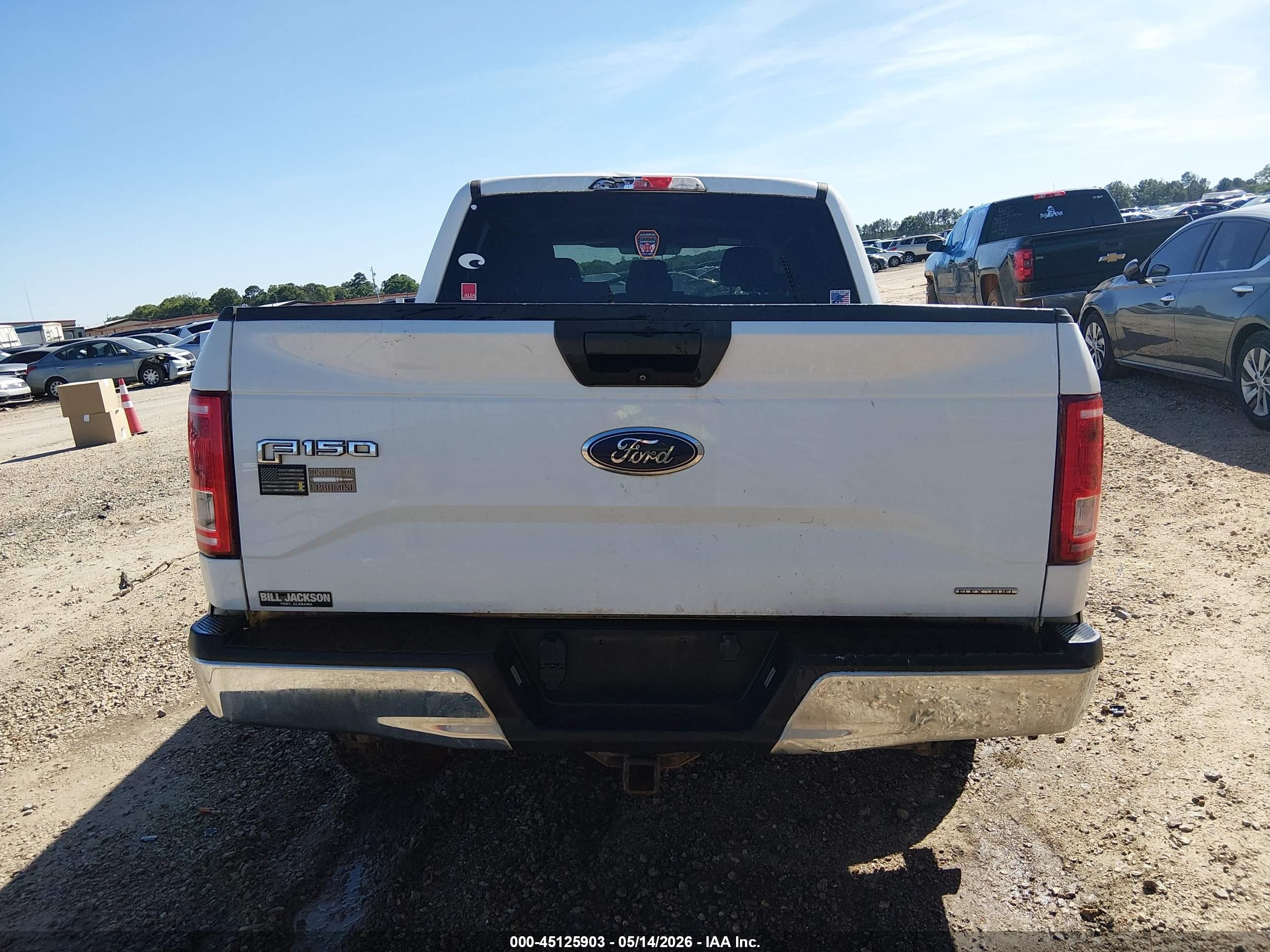 2015 Ford F-150 Xlt White vin: 1FTEW1EF3FFB74576