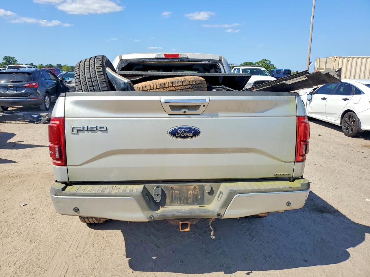 2015 Ford F150 Supercrew Silver vin: 1FTEW1EF3FFB88218