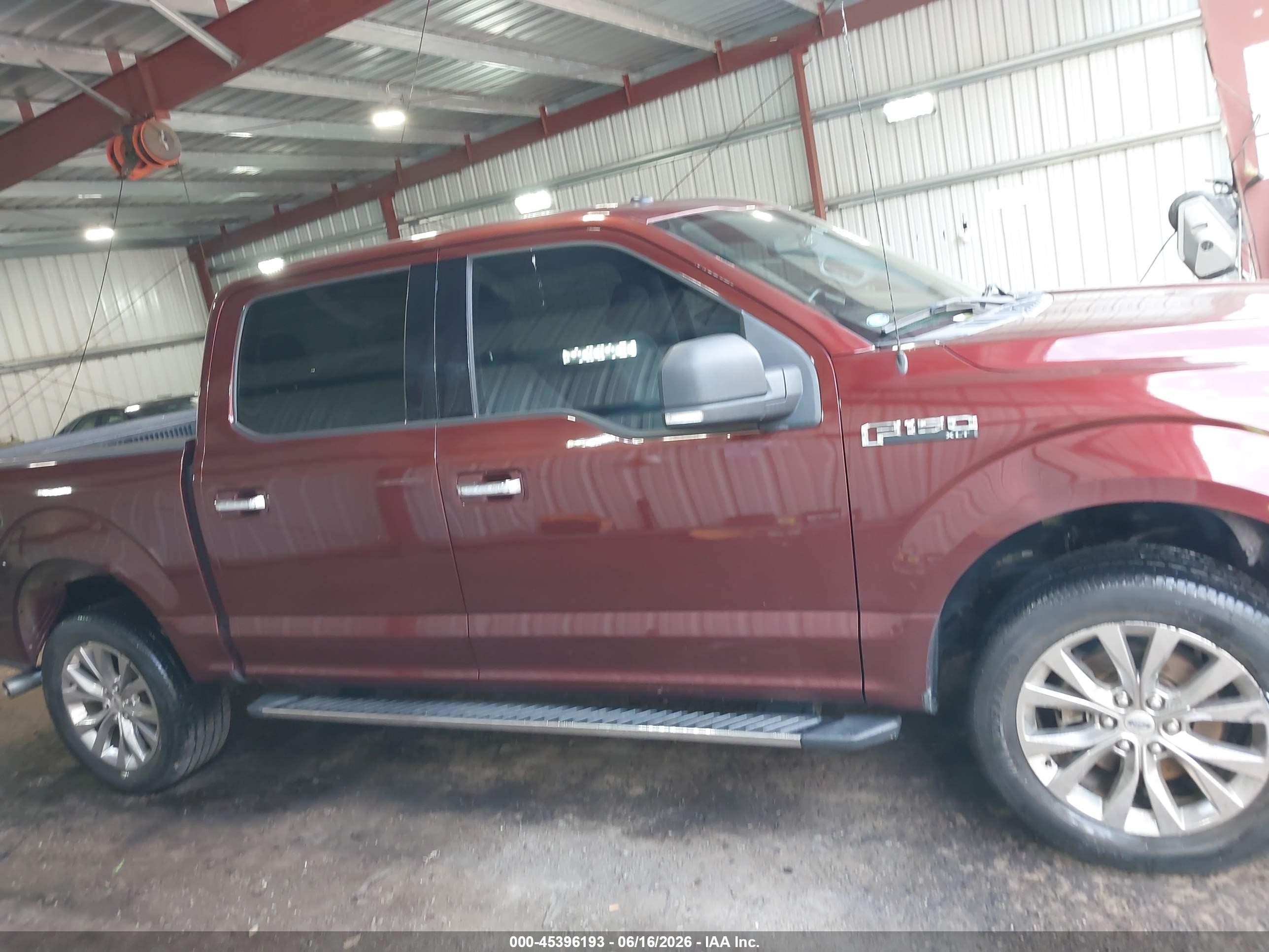 2015 Ford F-150 Xlt Burgundy vin: 1FTEW1EF3FKD52459
