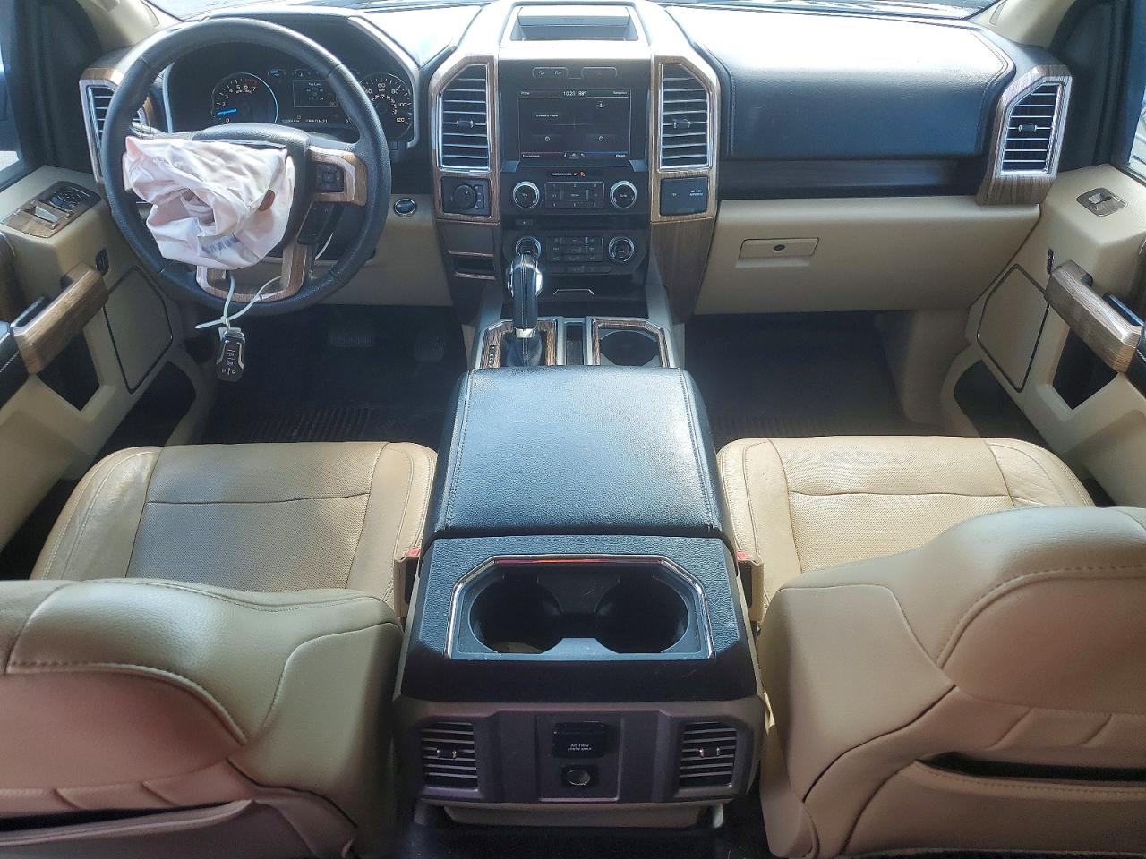 2015 Ford F150 Supercrew Brown vin: 1FTEW1EF3FKD56852