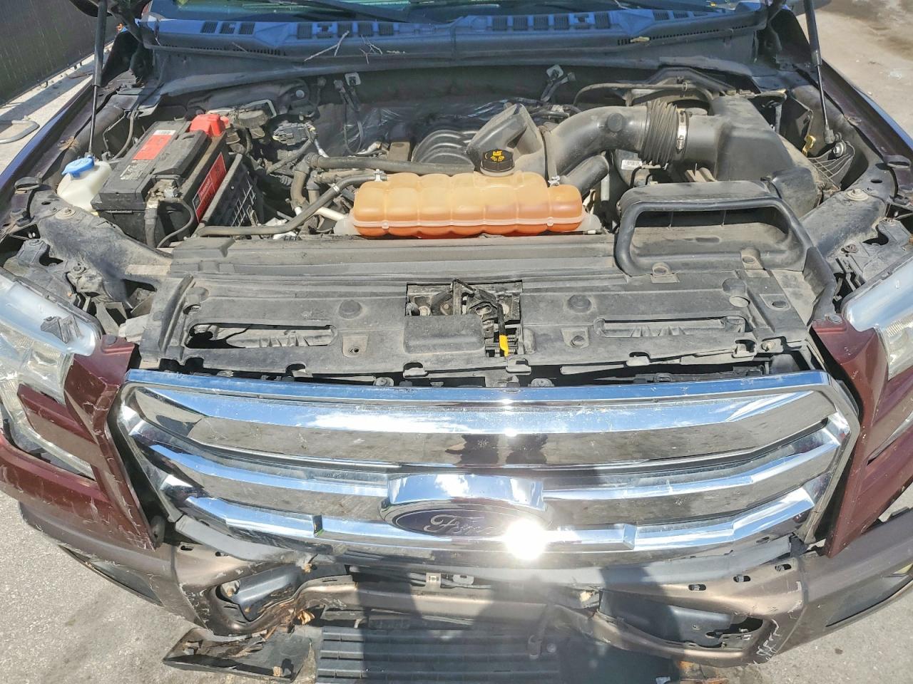 2015 Ford F150 Supercrew Brown vin: 1FTEW1EF3FKD56852