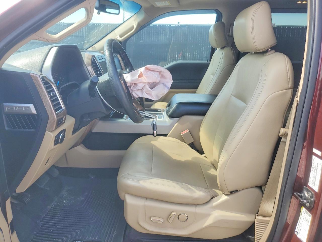 2015 Ford F150 Supercrew Brown vin: 1FTEW1EF3FKD56852