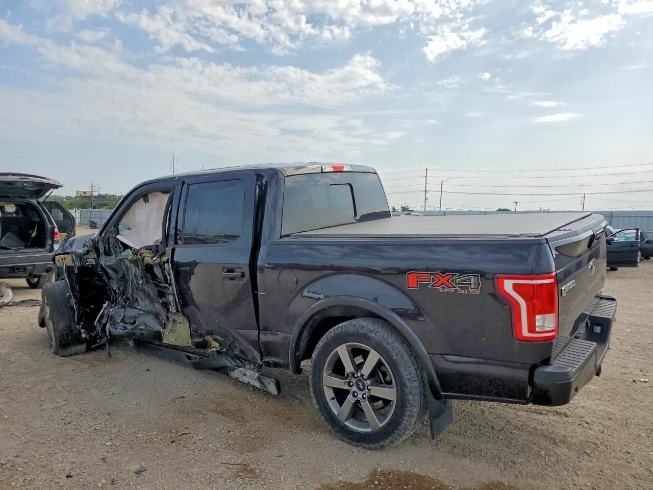 2015 Ford F150 Supercrew Black vin: 1FTEW1EF3FKE35566