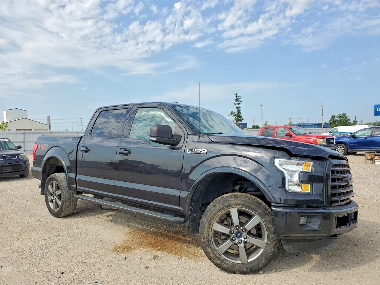2015 Ford F150 Supercrew Black vin: 1FTEW1EF3FKE35566