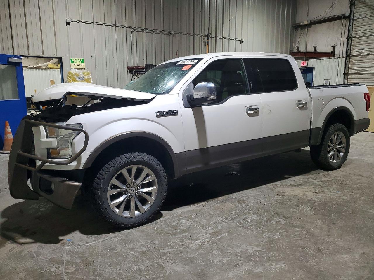 2015 Ford F150 Supercrew White vin: 1FTEW1EF3FKE39195