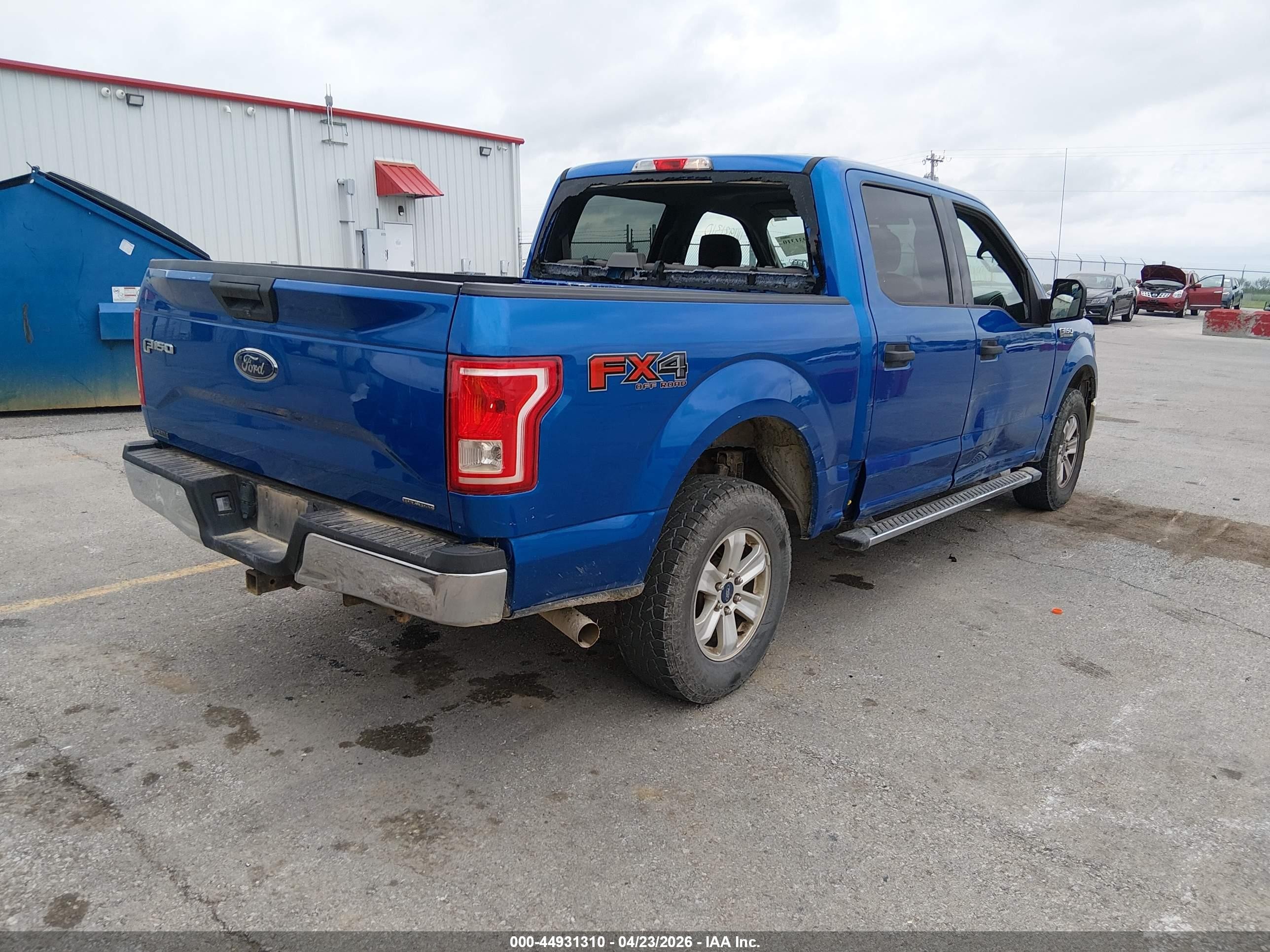 2015 Ford F-150 Xlt Blue vin: 1FTEW1EF3FKE40153