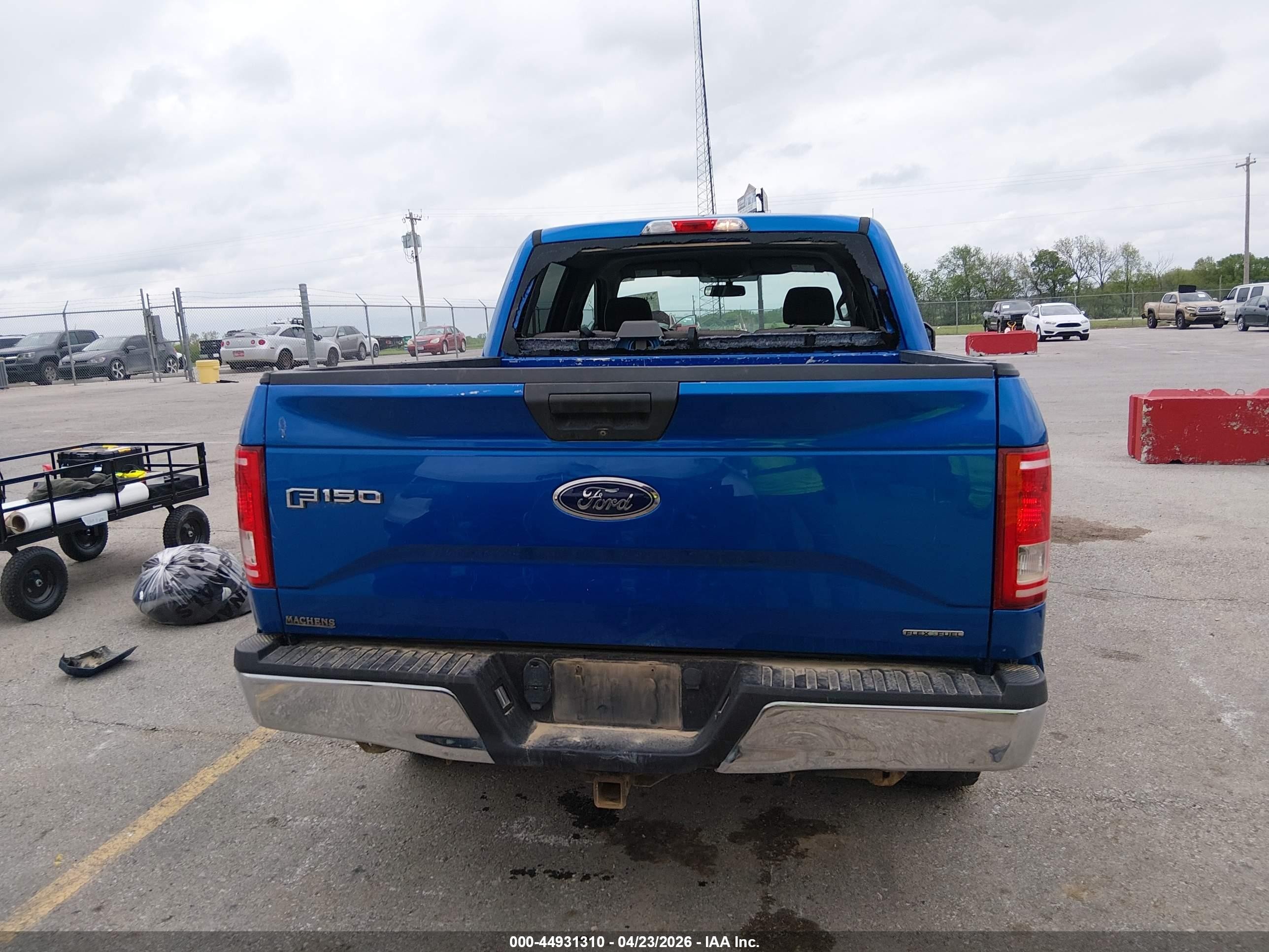 2015 Ford F-150 Xlt Blue vin: 1FTEW1EF3FKE40153