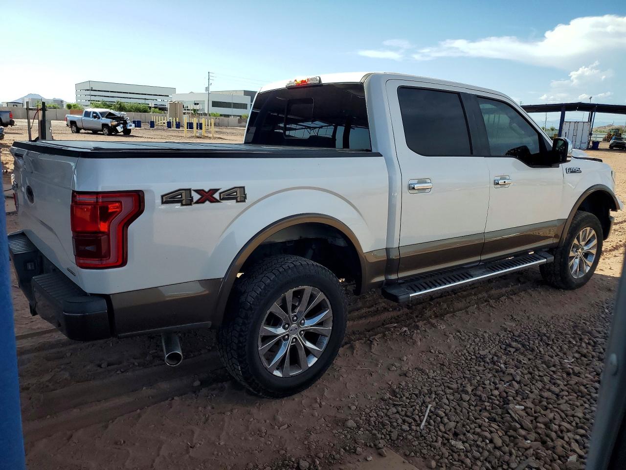 2015 Ford F150 Supercrew White vin: 1FTEW1EF3FKF01582