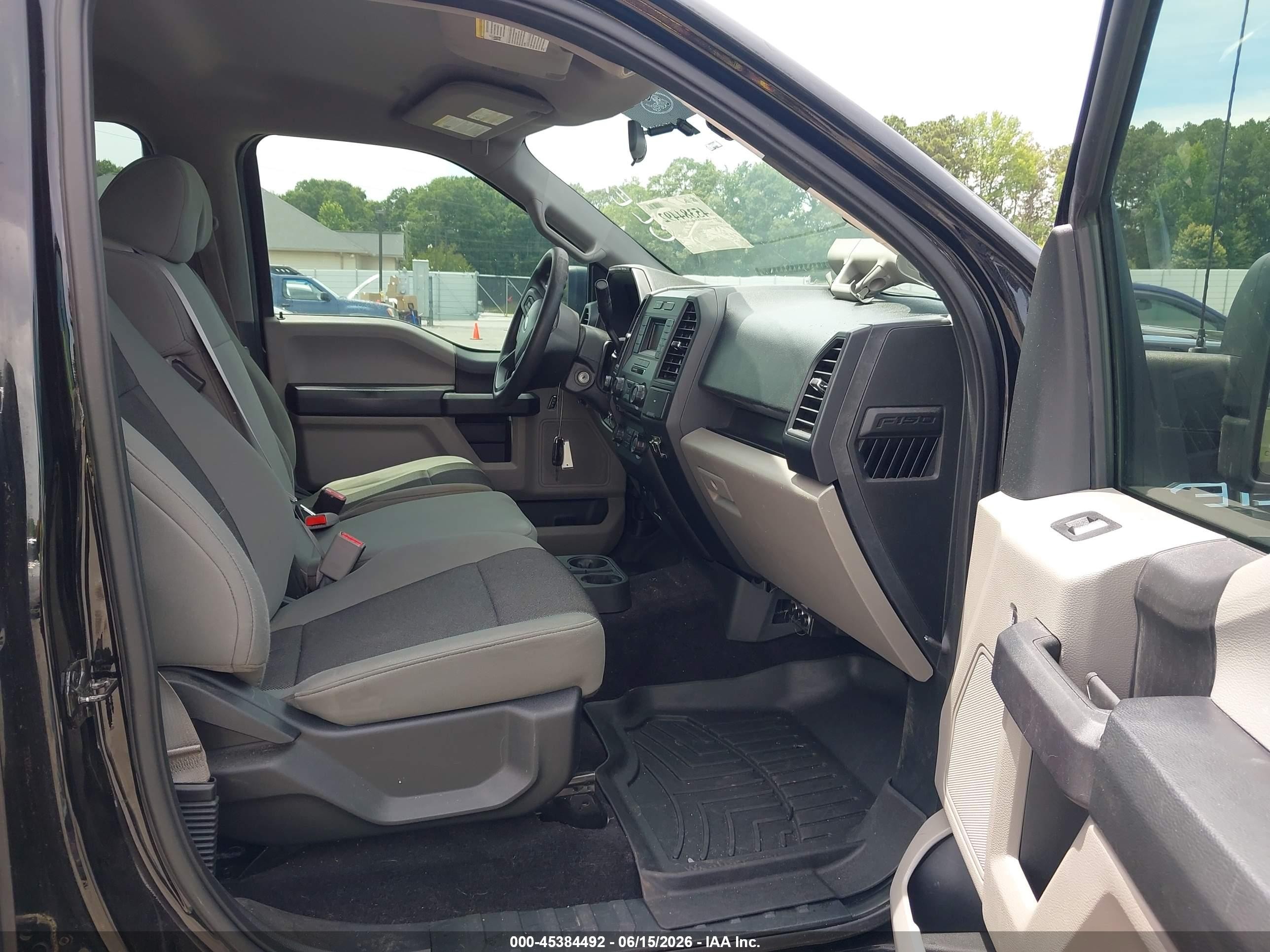2017 Ford F-150 Xl Black vin: 1FTEW1EF3HFB68375