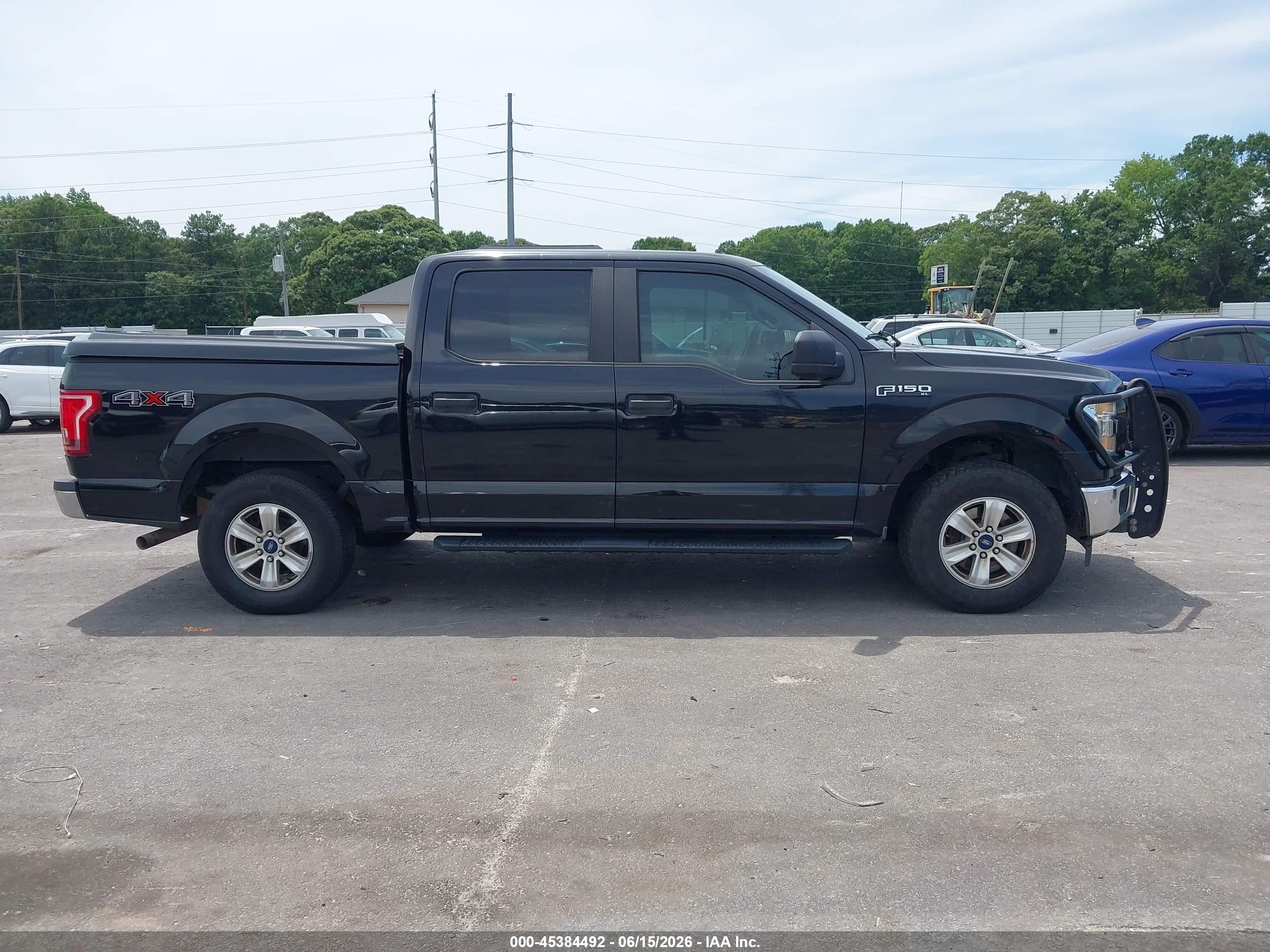 2017 Ford F-150 Xl Black vin: 1FTEW1EF3HFB68375