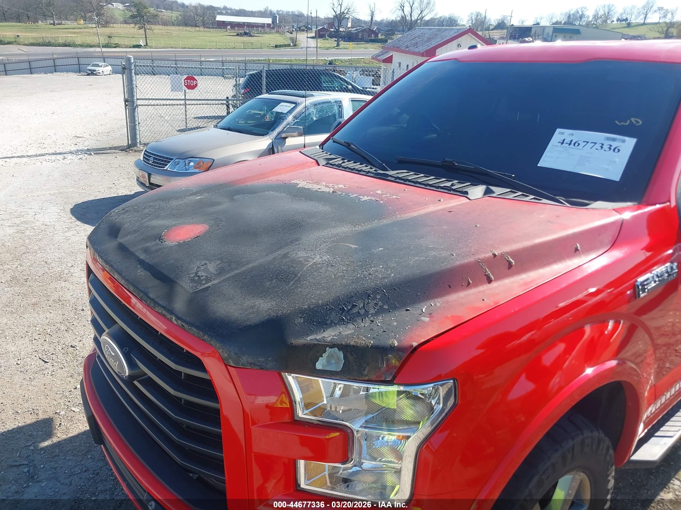 2015 Ford F-150 Xlt Red vin: 1FTEW1EF4FFA01990