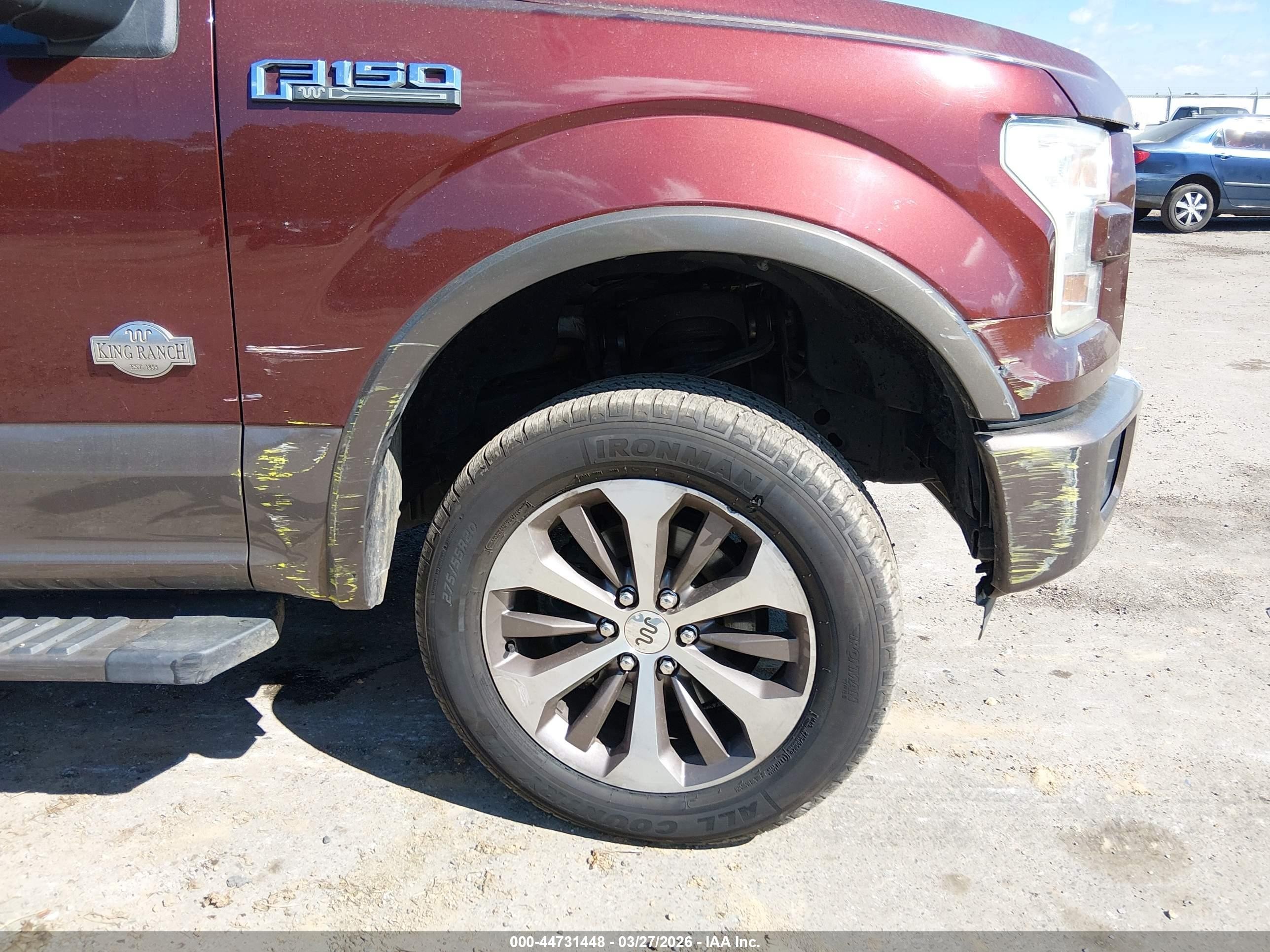 2015 Ford F-150 King Ranch Maroon vin: 1FTEW1EF4FFA67438