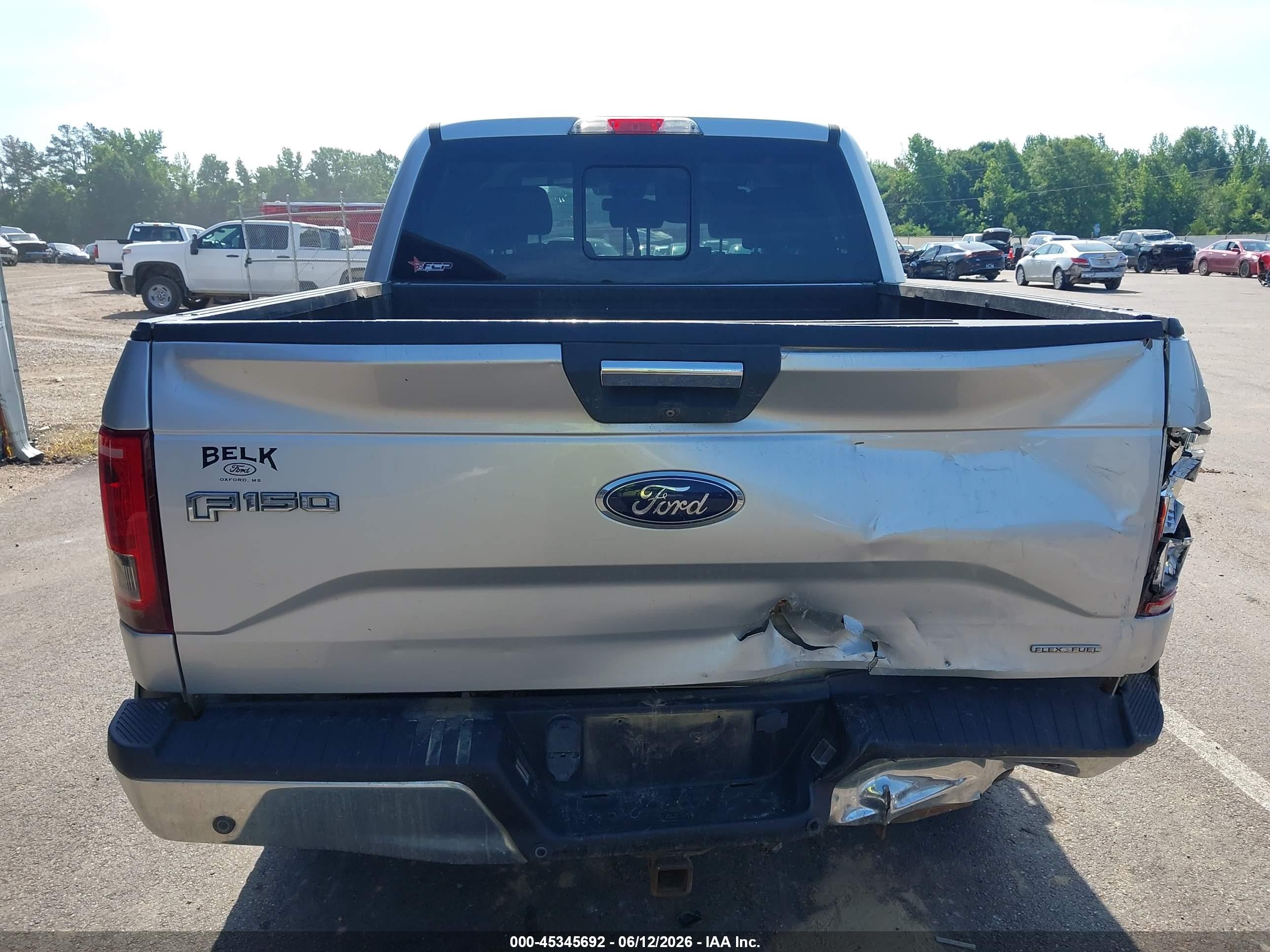 2015 Ford F-150 Xlt Silver vin: 1FTEW1EF4FFA96373