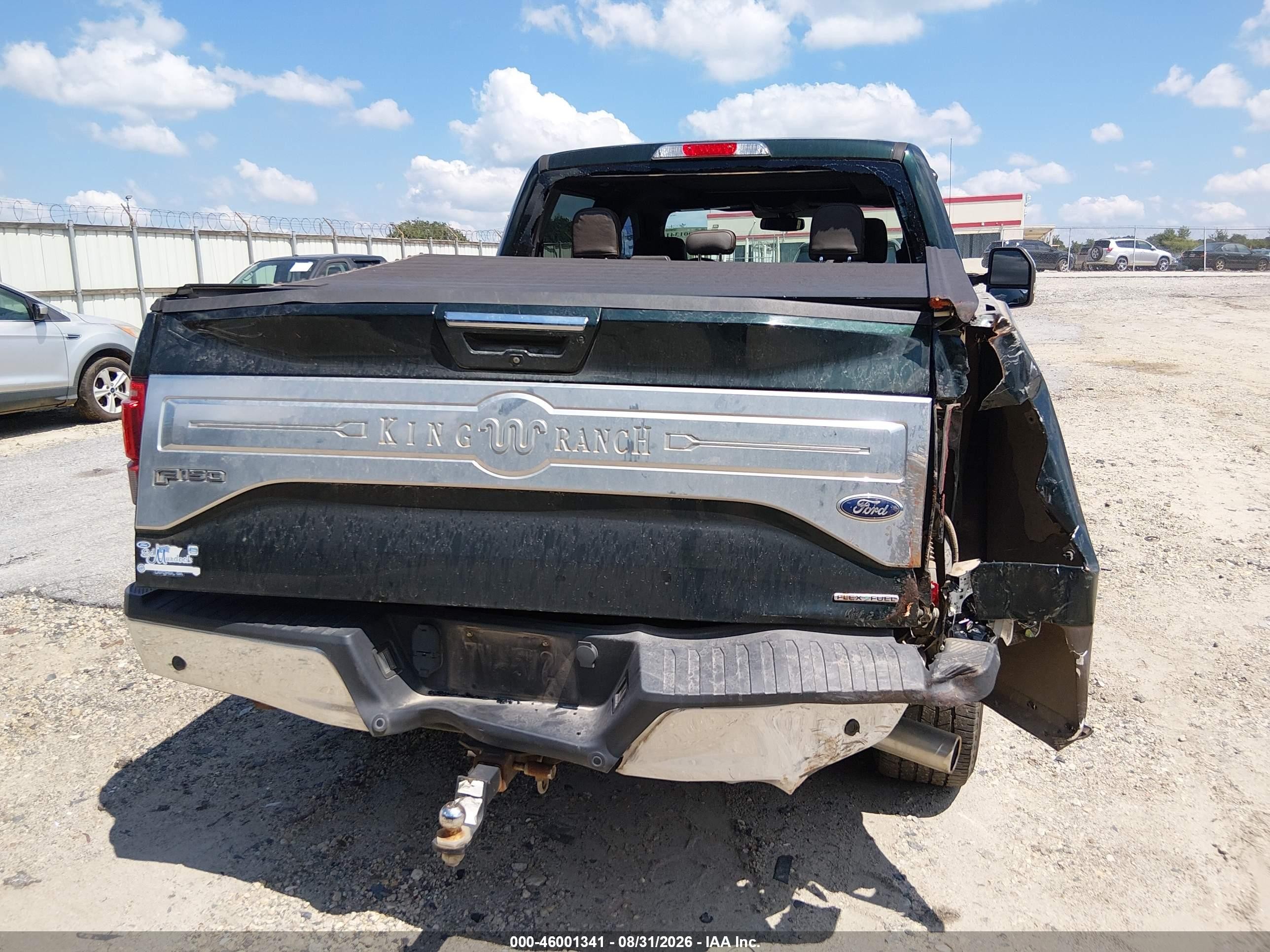 2015 Ford F-150 King Ranch Green vin: 1FTEW1EF4FFB04830