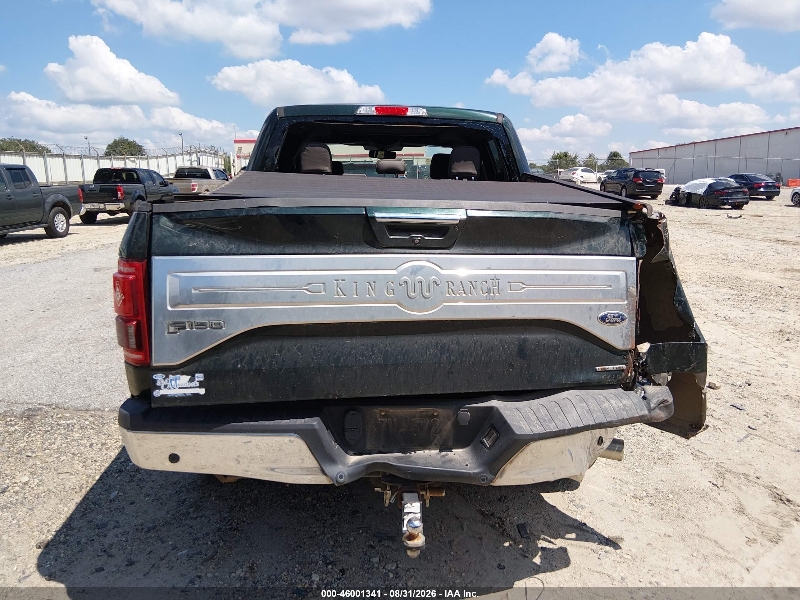 2015 Ford F-150 King Ranch Green vin: 1FTEW1EF4FFB04830