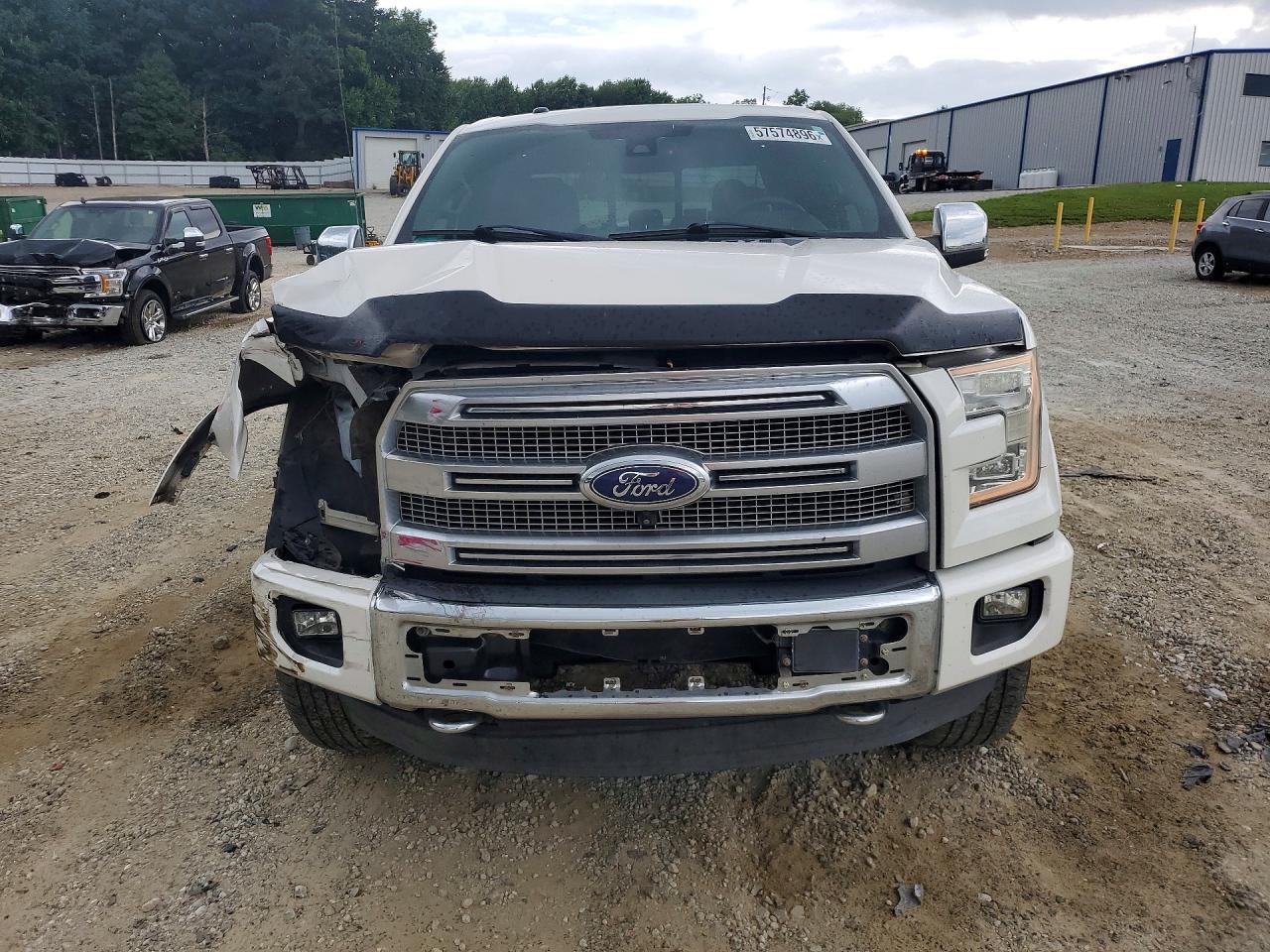 2015 Ford F150 Supercrew White vin: 1FTEW1EF4FFB38251