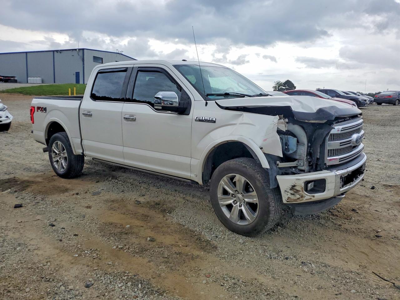 2015 Ford F150 Supercrew White vin: 1FTEW1EF4FFB38251