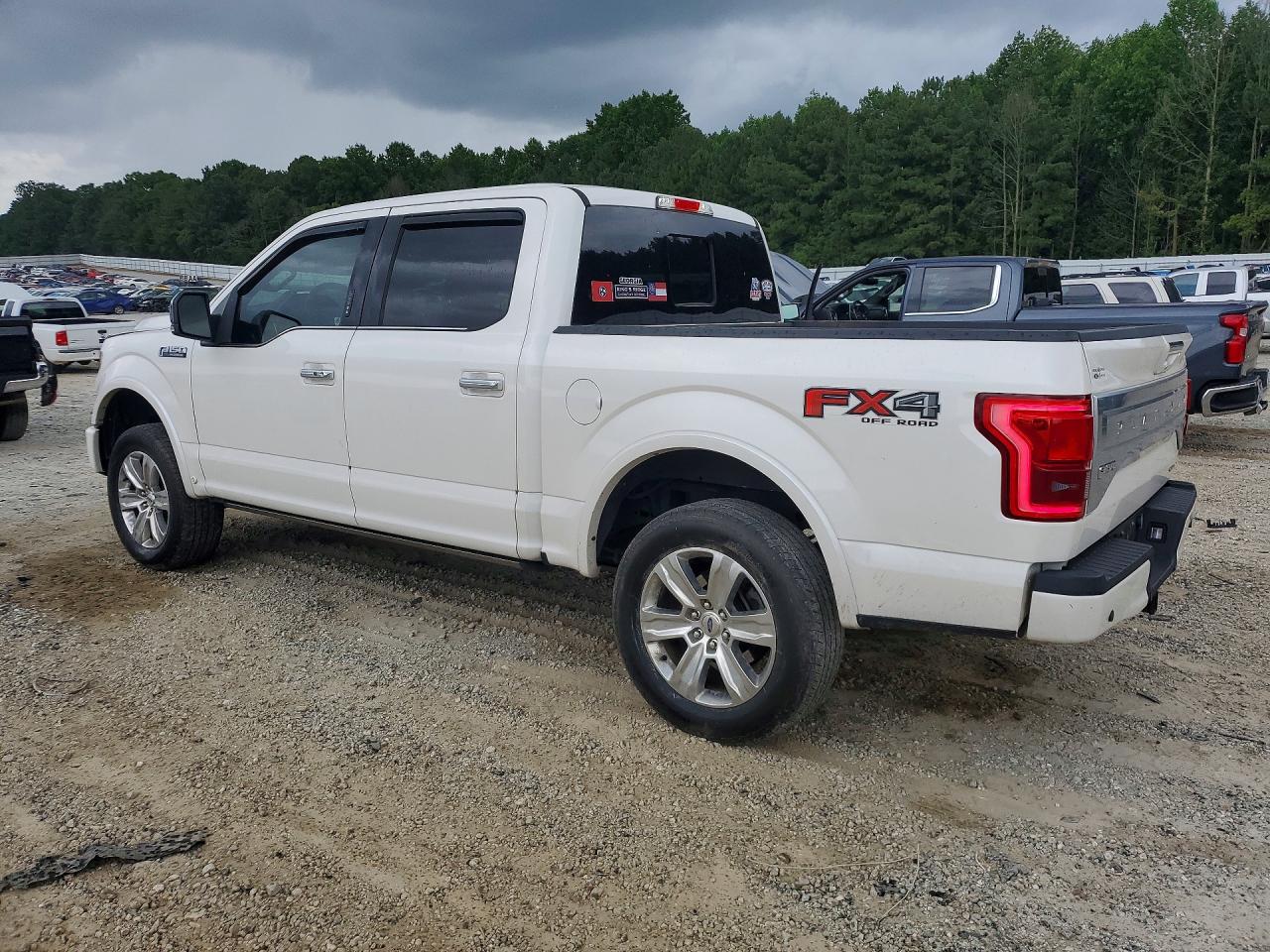 2015 Ford F150 Supercrew White vin: 1FTEW1EF4FFB38251