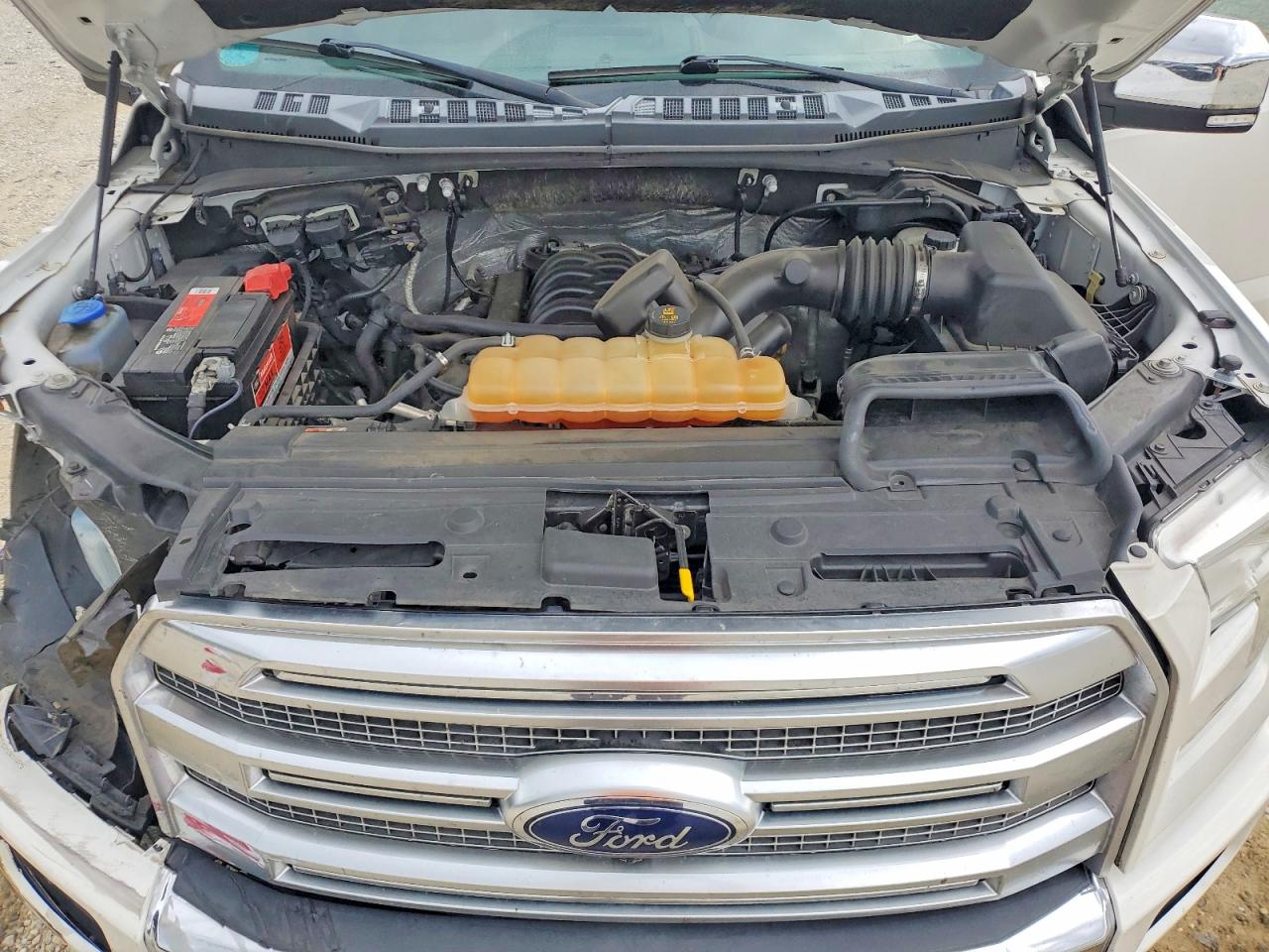 2015 Ford F150 Supercrew White vin: 1FTEW1EF4FFB38251