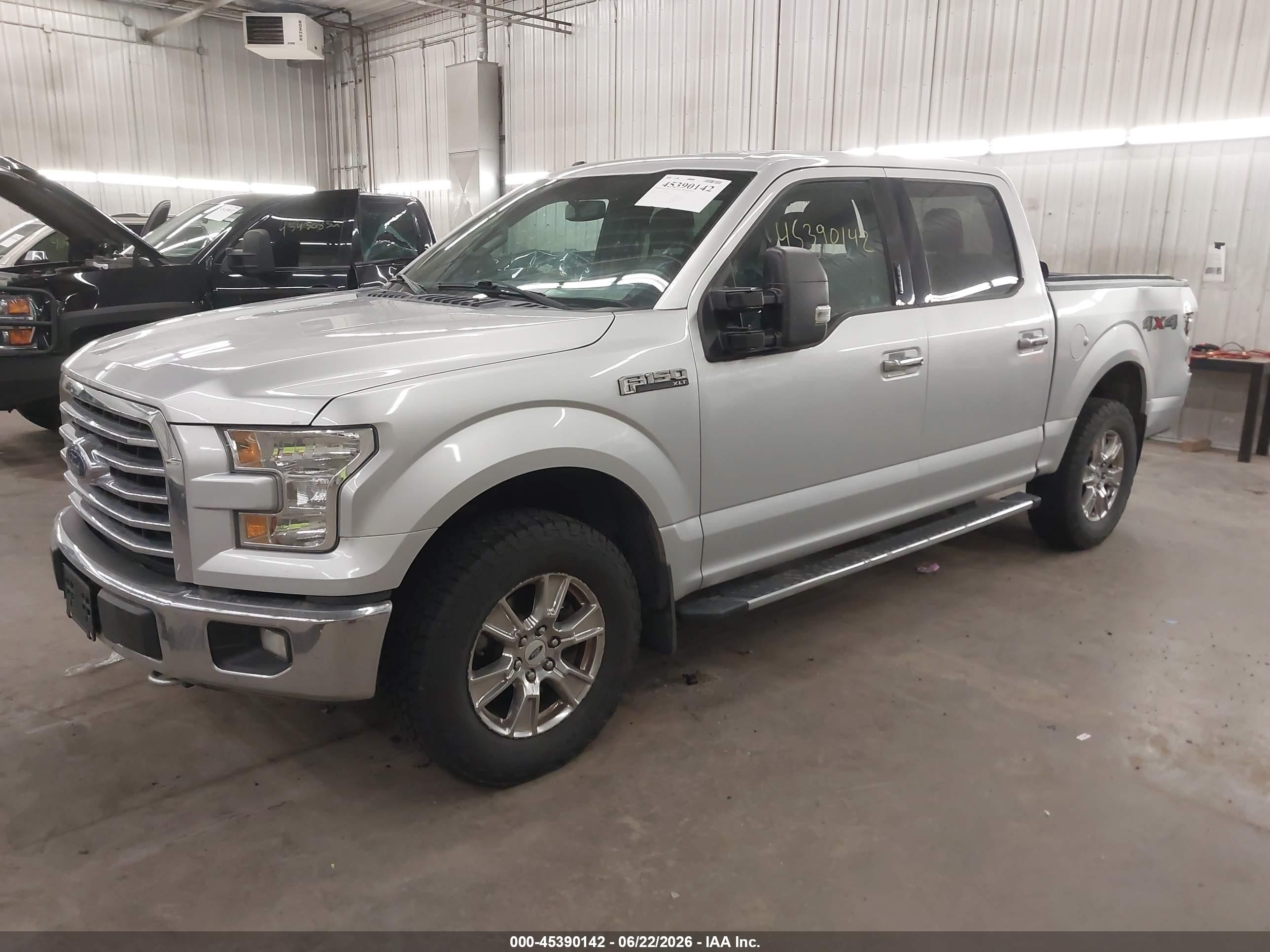 2015 Ford F-150 Xlt Silver vin: 1FTEW1EF4FFB62081