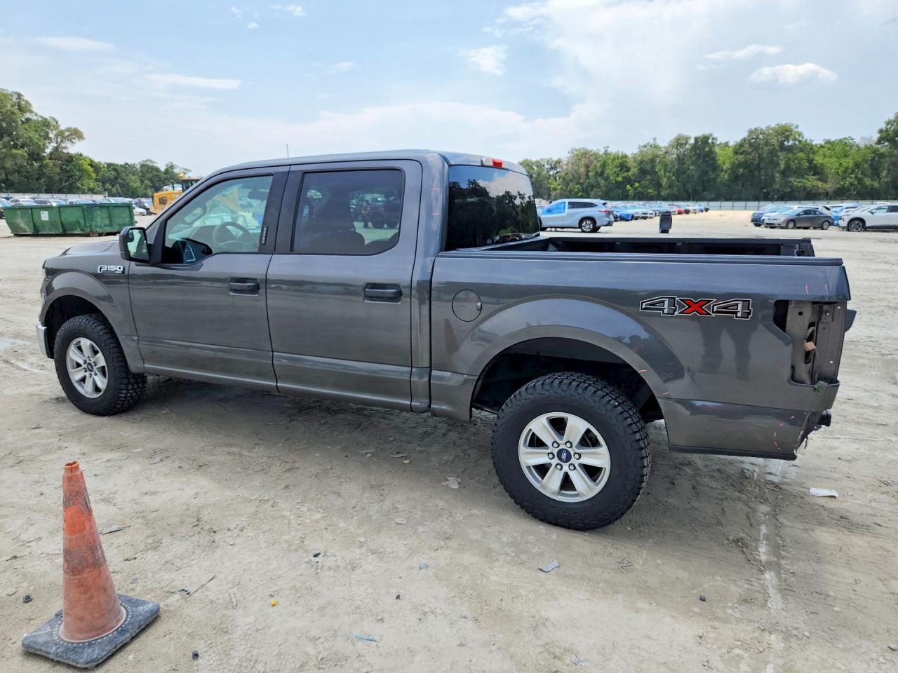 2015 Ford F150 Supercrew Gray vin: 1FTEW1EF4FFB98417