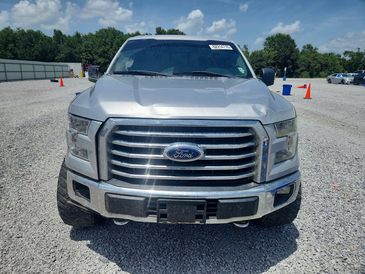 2015 Ford F150 Supercrew Silver vin: 1FTEW1EF4FFC46658