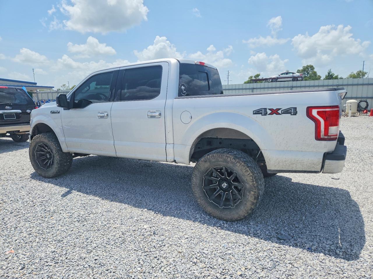 2015 Ford F150 Supercrew Silver vin: 1FTEW1EF4FFC46658