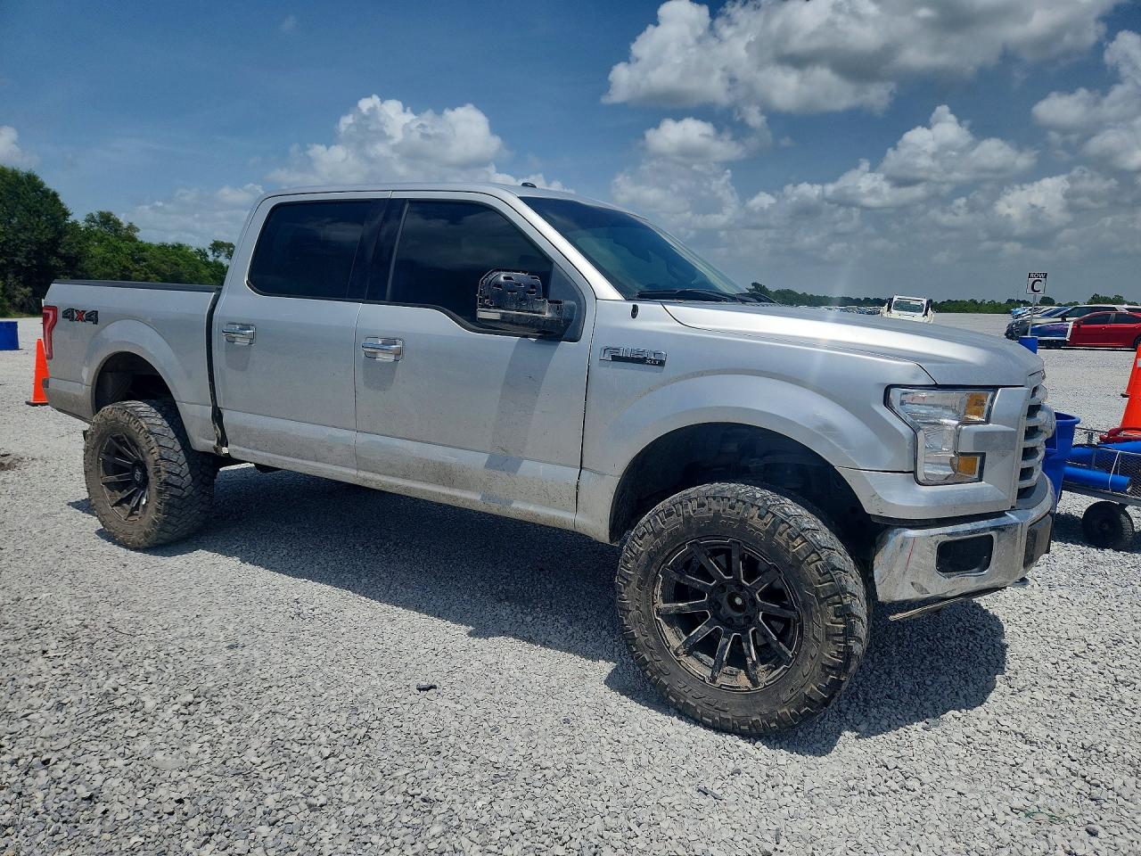 2015 Ford F150 Supercrew Silver vin: 1FTEW1EF4FFC46658