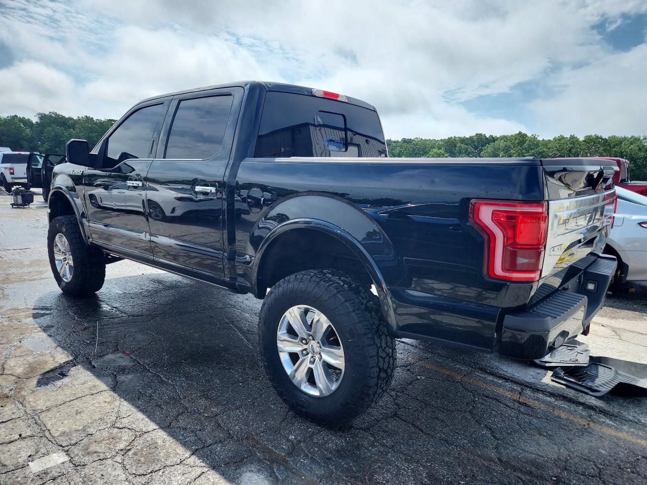 2015 Ford F150 Supercrew Black vin: 1FTEW1EF4FFC58504