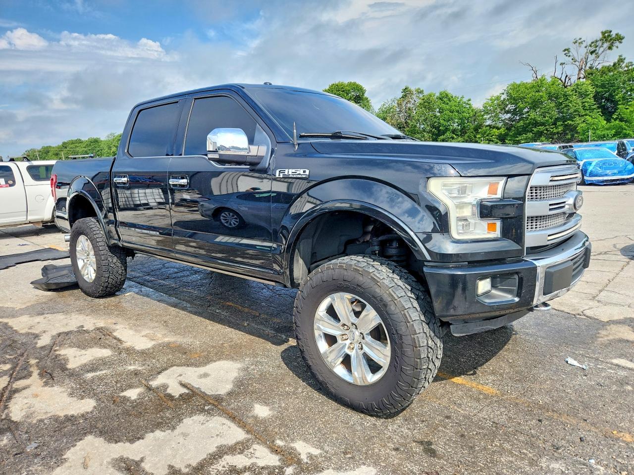 2015 Ford F150 Supercrew Black vin: 1FTEW1EF4FFC58504