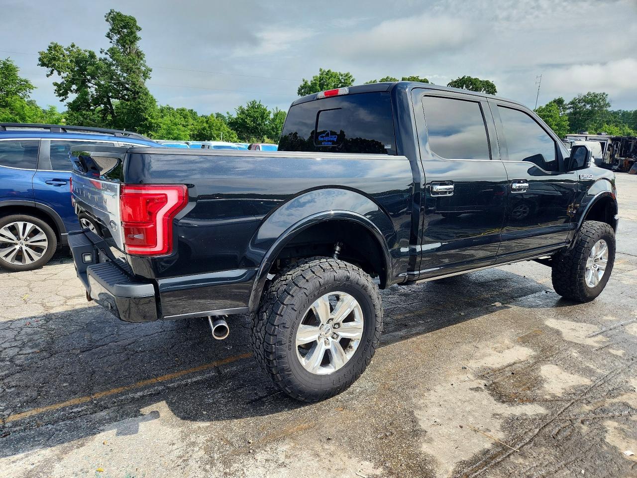 2015 Ford F150 Supercrew Black vin: 1FTEW1EF4FFC58504