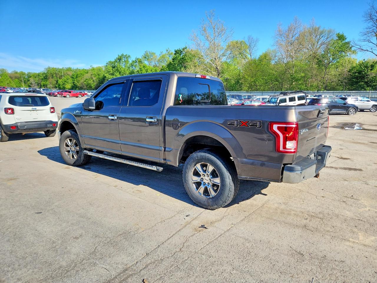 2015 Ford F150 Supercrew Brown vin: 1FTEW1EF4FFC89221