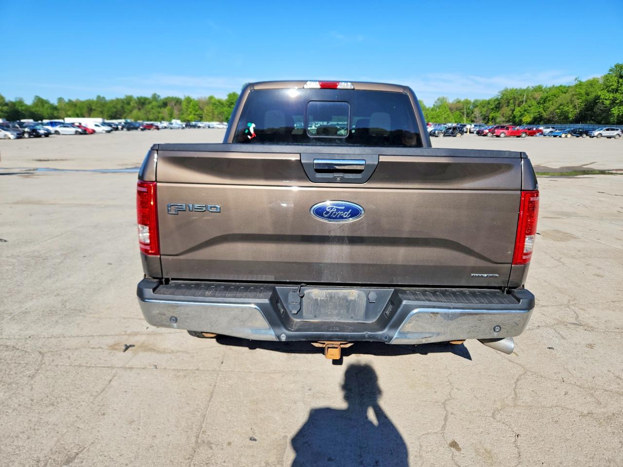 2015 Ford F150 Supercrew Brown vin: 1FTEW1EF4FFC89221